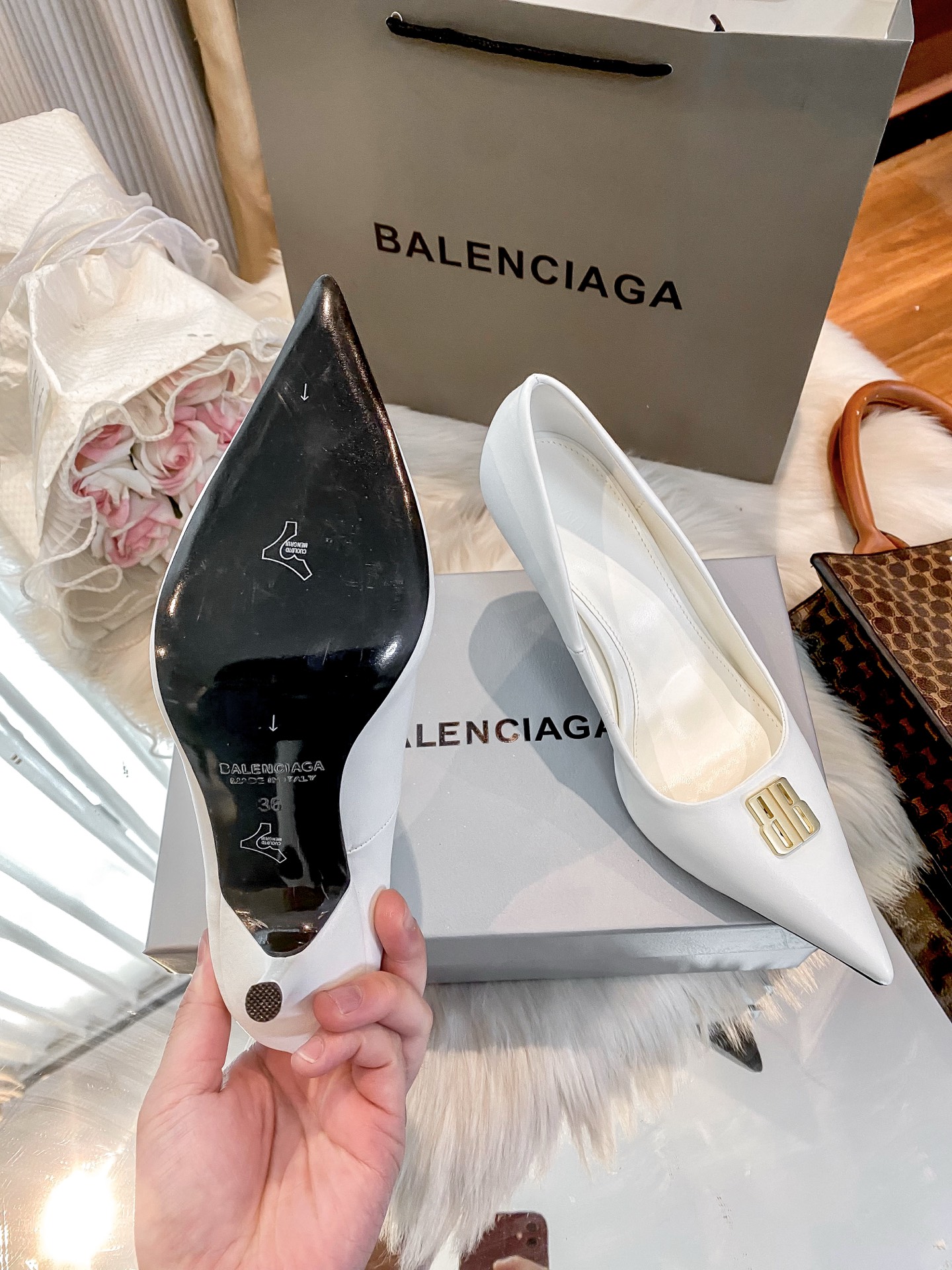巴黎世家 Balenciaga 高定典藏经典高奢皮鞋男鞋女鞋鞋履高跟鞋 #214FD512 8