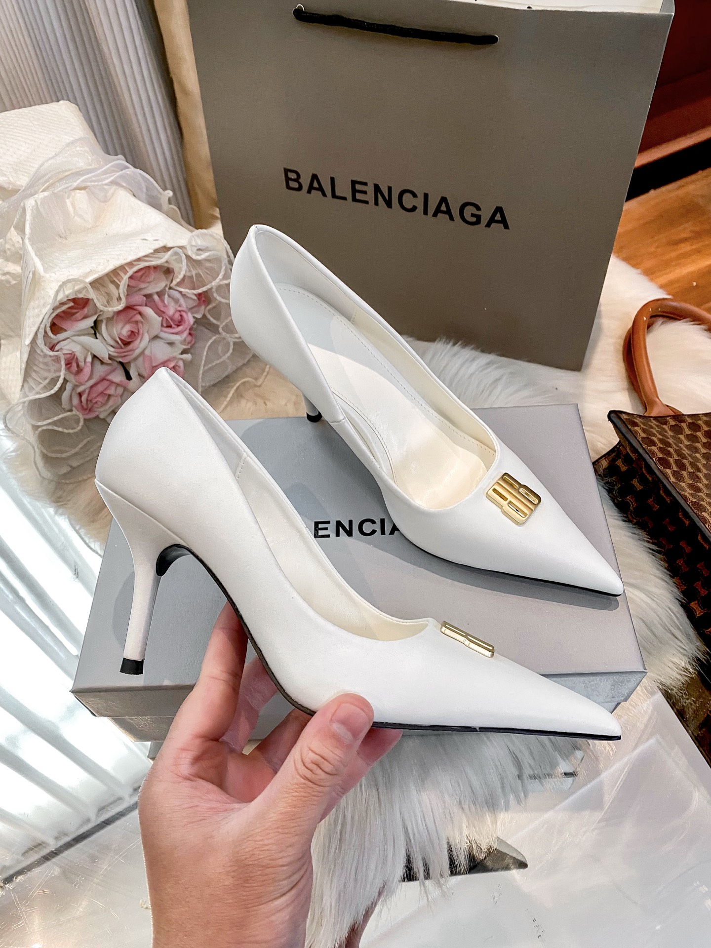 巴黎世家 Balenciaga 高定典藏经典高奢皮鞋男鞋女鞋鞋履高跟鞋 #214FD512 2