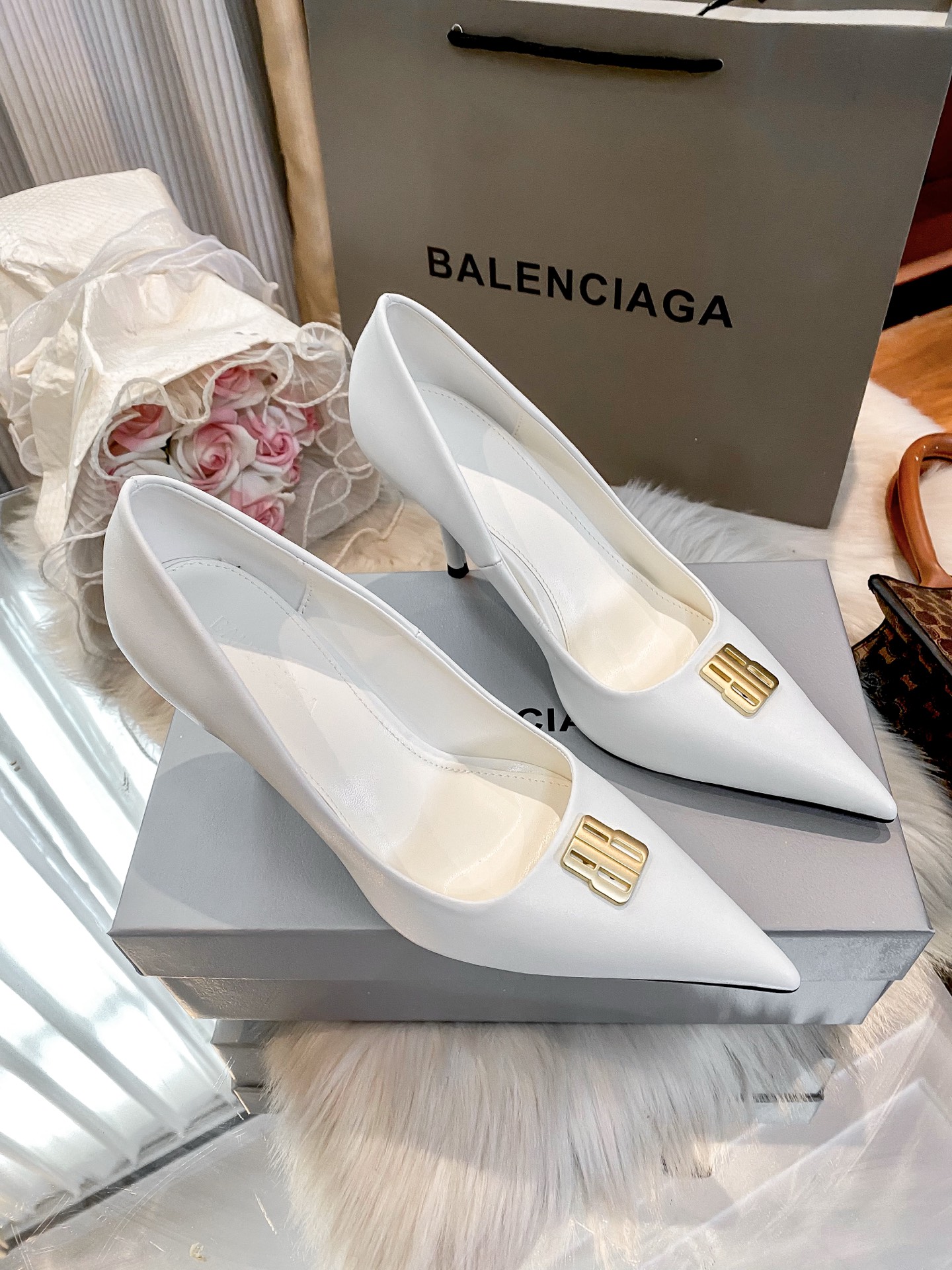 巴黎世家 Balenciaga 高定典藏经典高奢皮鞋男鞋女鞋鞋履高跟鞋 #214FD512 6