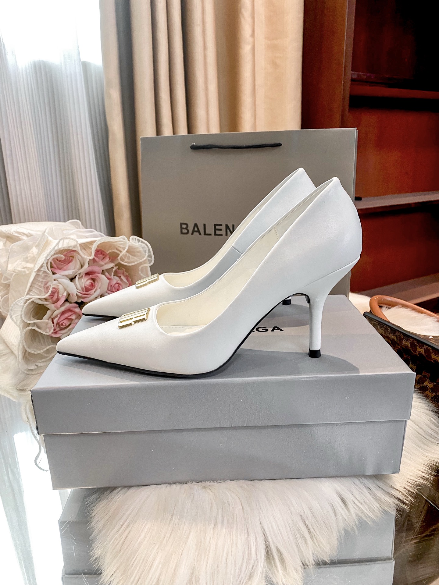 巴黎世家 Balenciaga 高定典藏经典高奢皮鞋男鞋女鞋鞋履高跟鞋 #214FD512 7