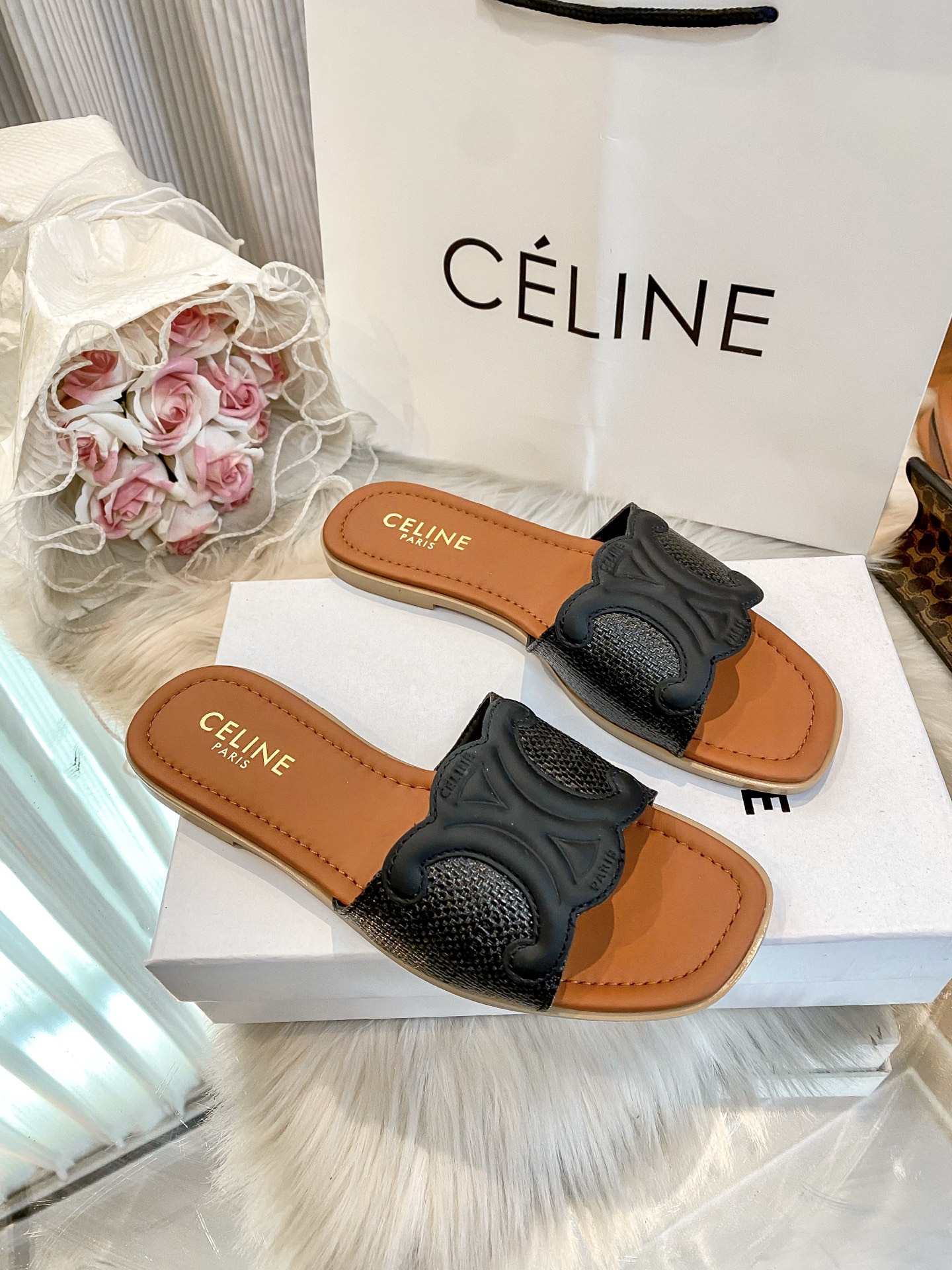 Celine Haute Couture Classic Luxury Leather Shoe Loafer Shoes 6