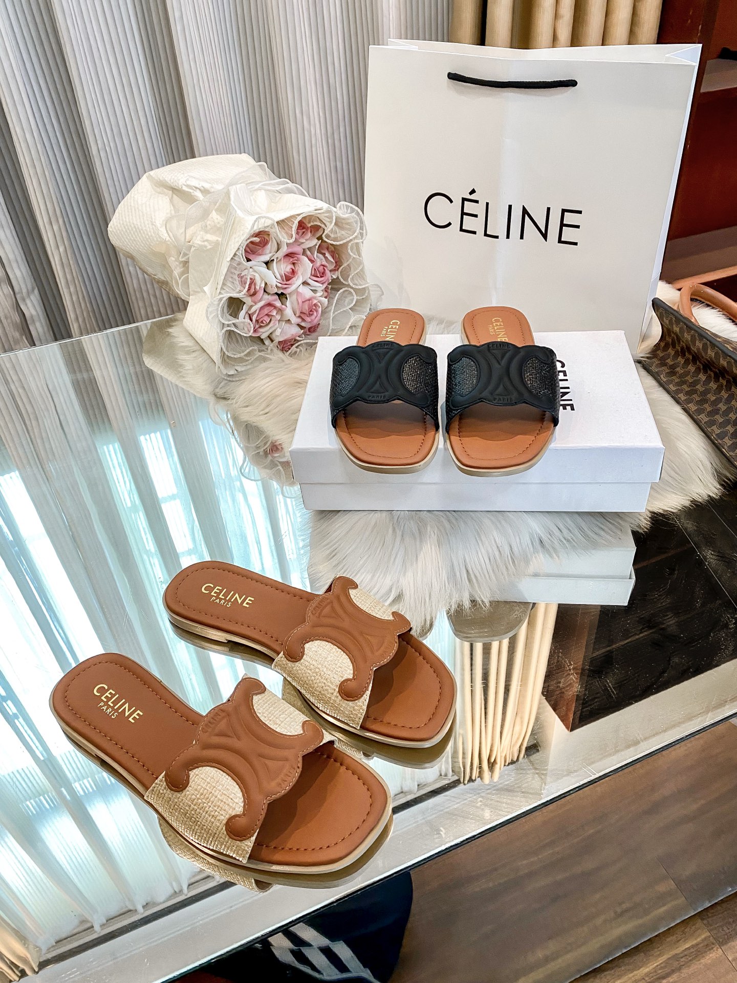 Celine Haute Couture Classic Luxury Leather Shoe Loafer Shoes 9