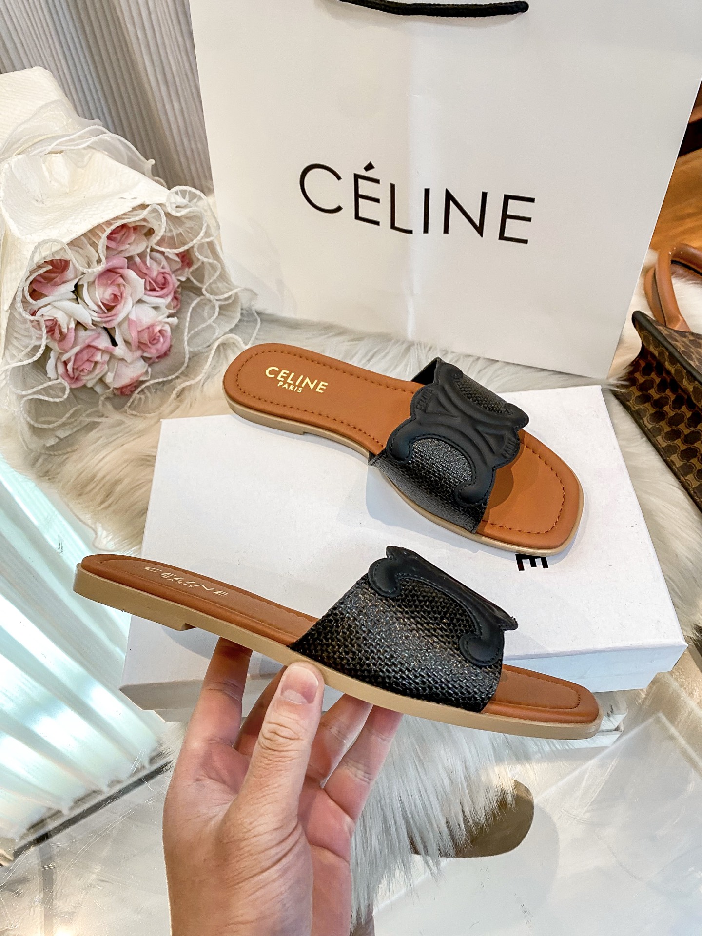 Celine Haute Couture Classic Luxury Leather Shoe Loafer Shoes 8