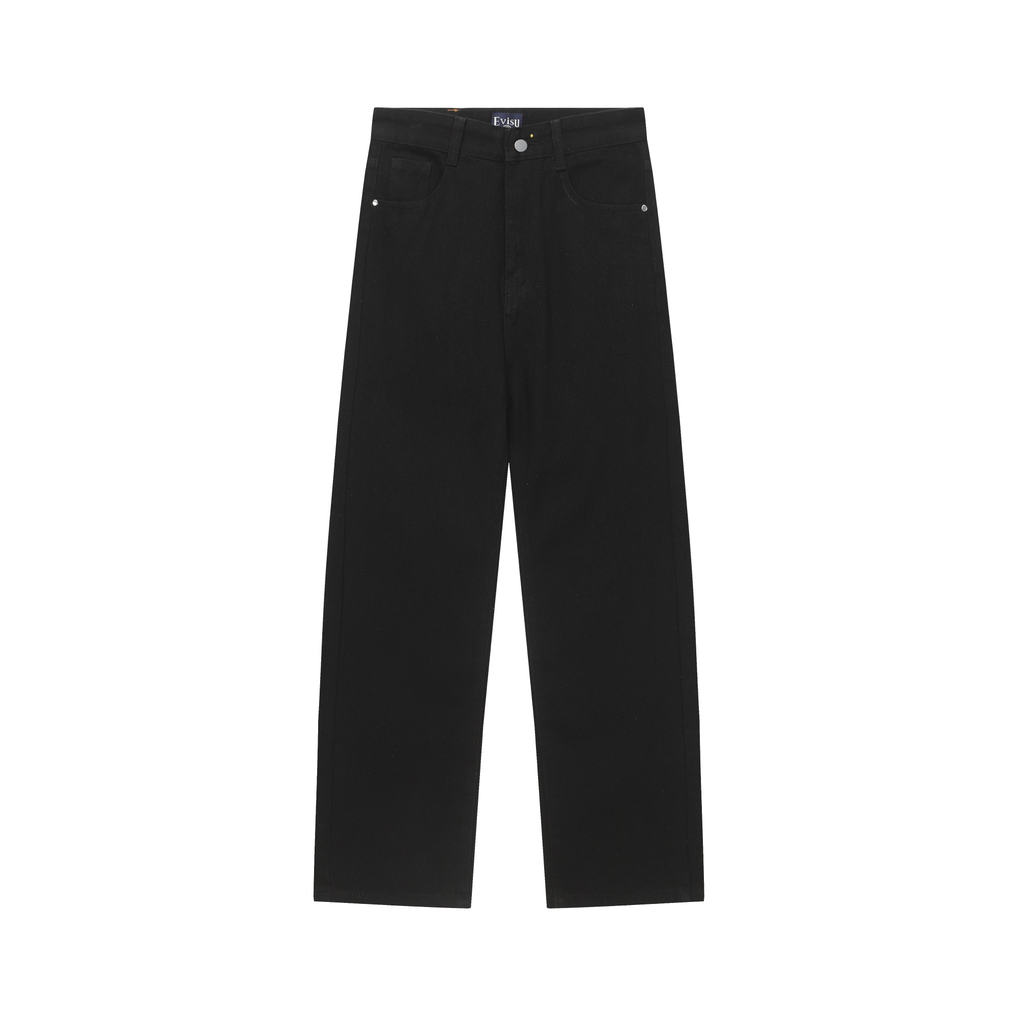 P125 Moling Fukujin vaqueros de otoño e invierno, cara de demonio, Dole, bordado M grande y pequeño, pantalon…