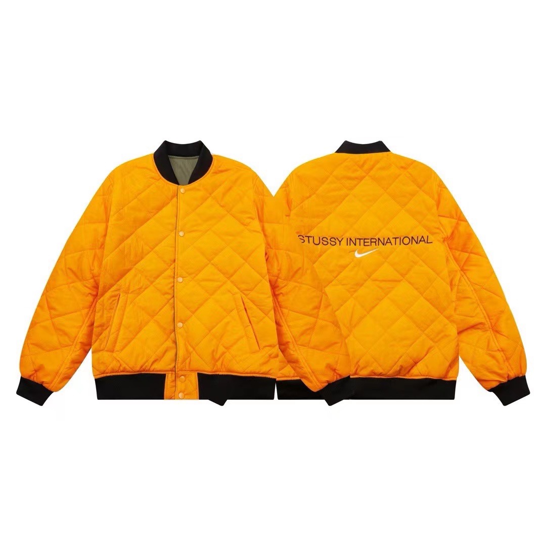 STUSSY x Nike Double-Sided Flight Suit Baseball Jacket – Joint Name Collection - 图片 2