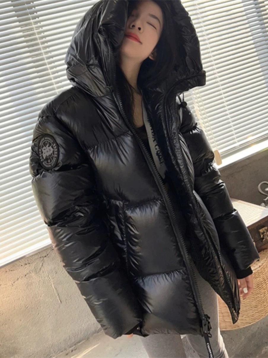 羽绒服-。 加拿大鹅 Crofton男女同款黑标羽绒服这款日常穿搭常备单品采用我们的可持续 Feathe