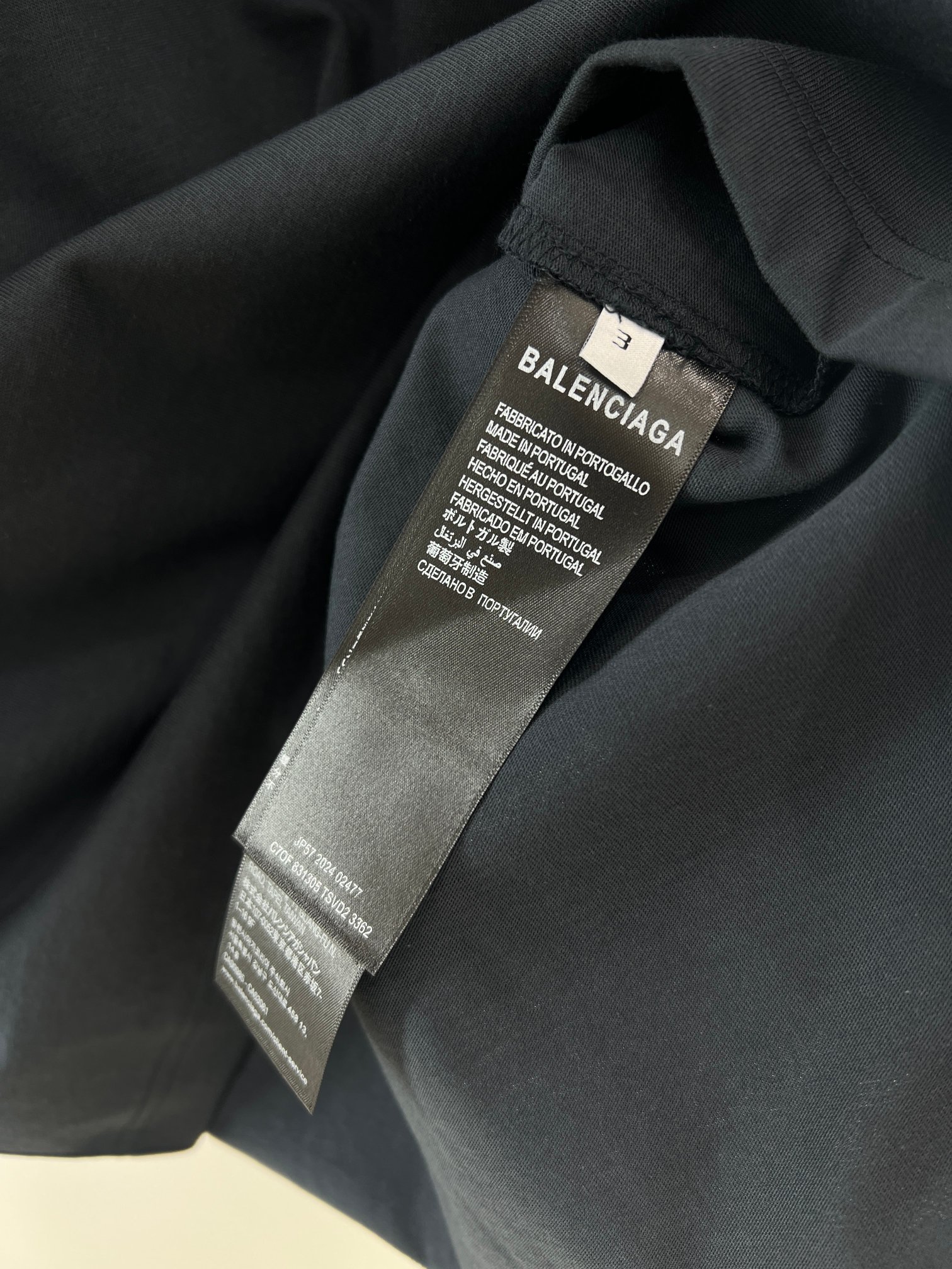  BLCG 2025ss Tracksuit Logo灰蓝色和黄色干爽平纹针织廓形T恤 干爽平纹针织面料