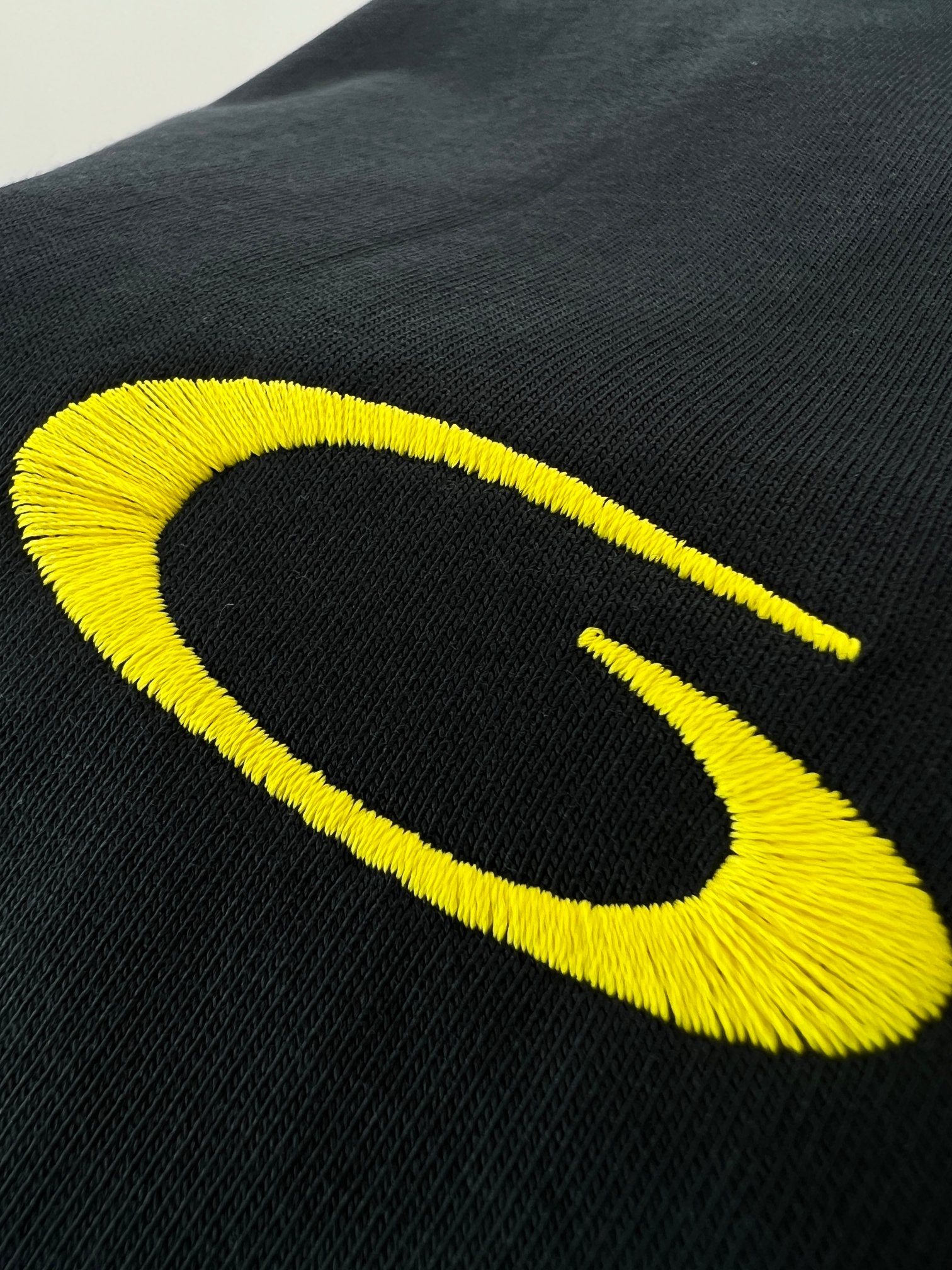  BLCG 2025ss Tracksuit Logo灰蓝色和黄色干爽平纹针织廓形T恤 干爽平纹针织面料