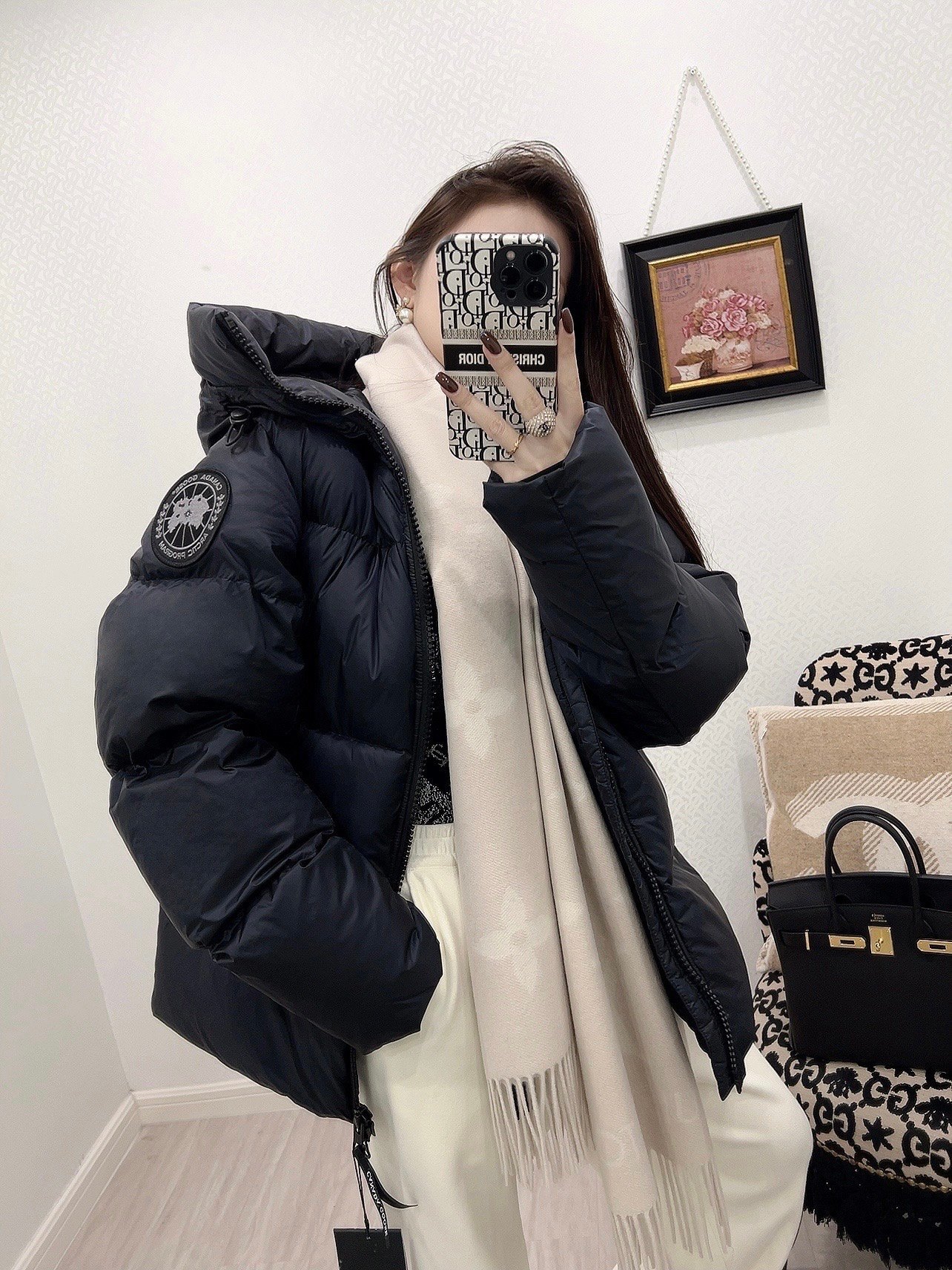 羽绒服-。 加拿大鹅 Crofton男女同款黑标羽绒服这款日常穿搭常备单品采用我们的可持续 Feathe