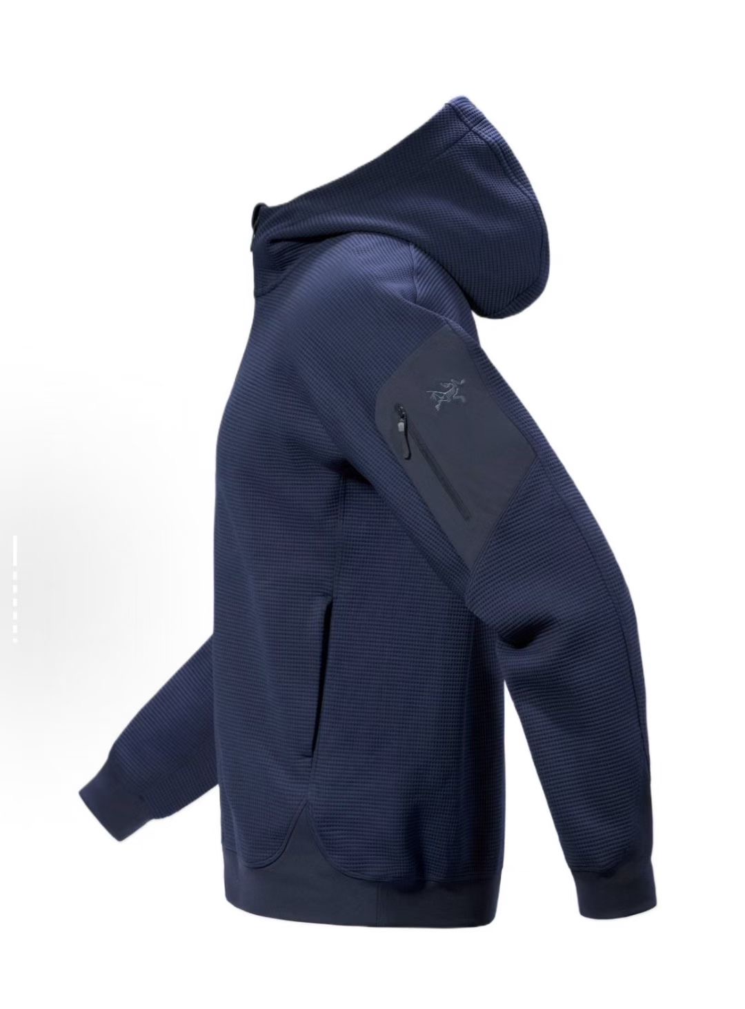 。 新品出货。鸟Olera 华夫格26FW刺绣logo保暖舒适简约连帽夹克外套。顶级刺绣。面料 辅料1: