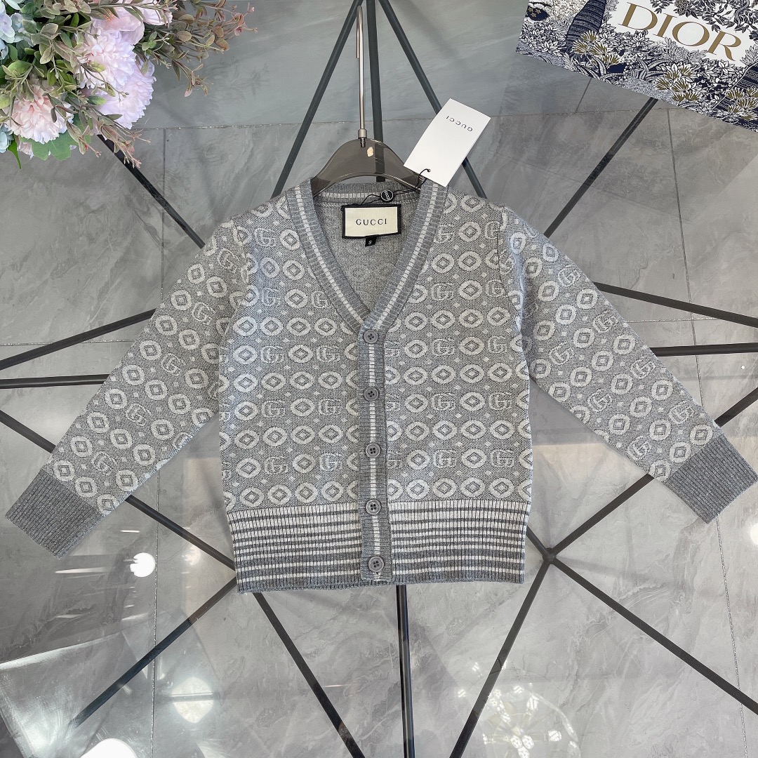 Gucci Clothing Cardigans Sweatshirts Blue Brown Grey Fall/Winter Collection Fashion