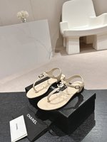 We provide Top Cheap AAA
 Chanel Shoes Sandals Genuine Leather Sheepskin