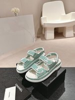 Replica How Can You
 Chanel Shoes Sandals Genuine Leather Sheepskin Beach