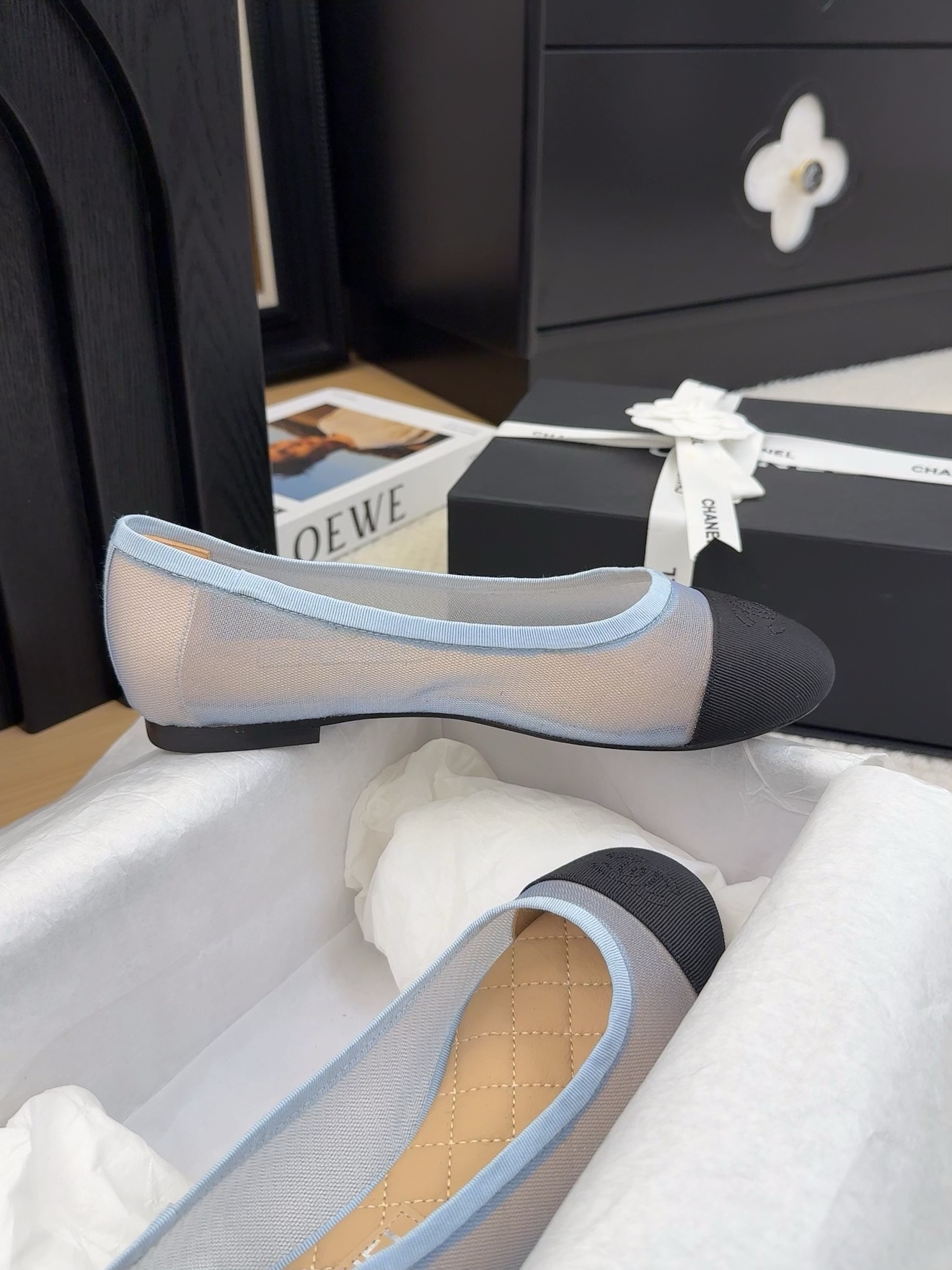 Elegant Women's Pointed Toe Mesh Ballet Flats - Comfortable & Breathable Shoes 9 i1742196692 5315 0