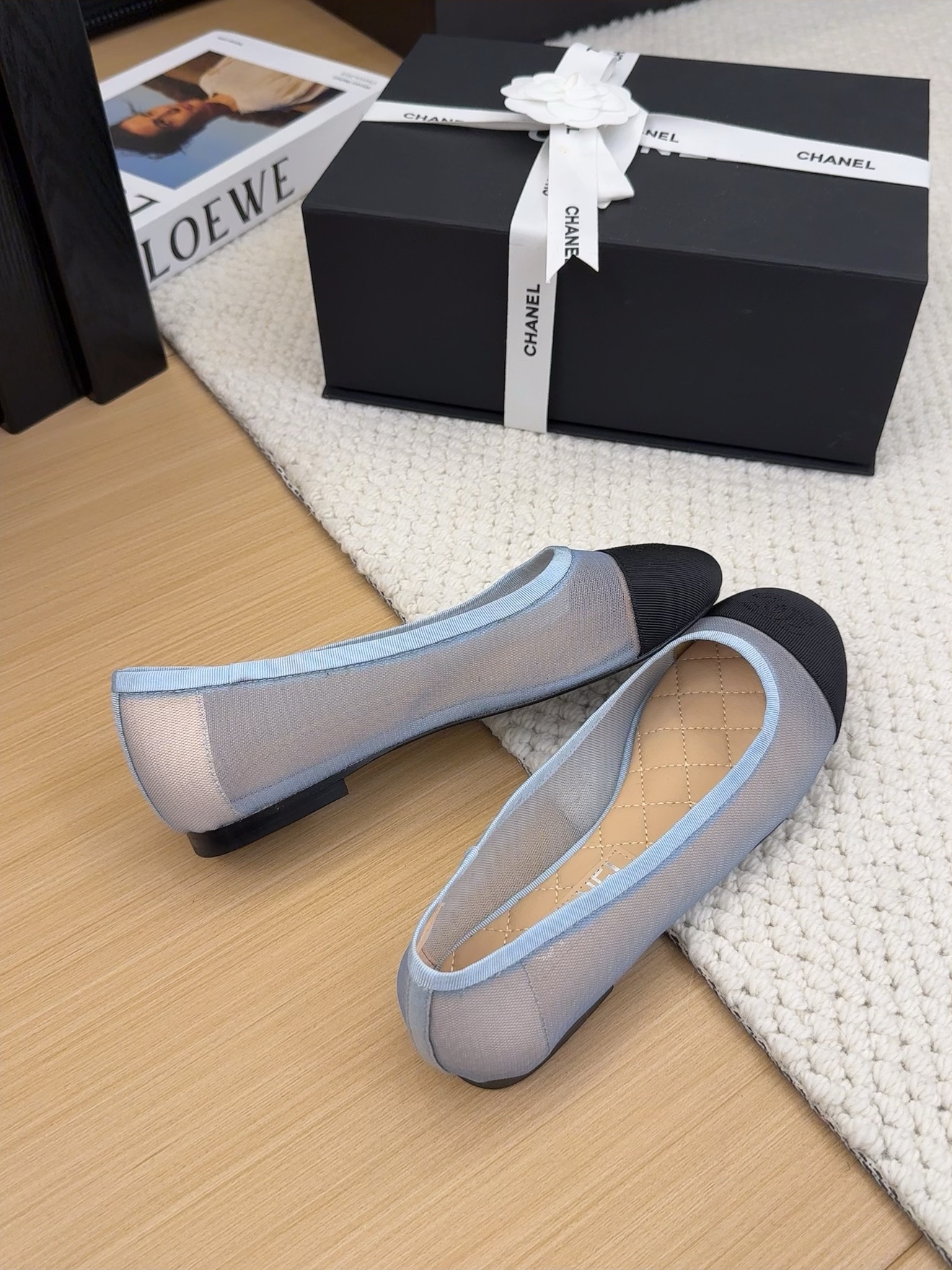 Elegant Women's Pointed Toe Mesh Ballet Flats - Comfortable & Breathable Shoes