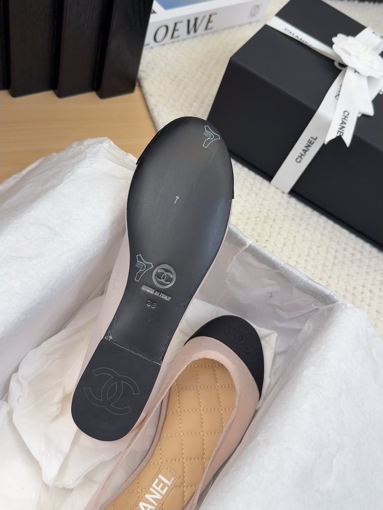 Elegant Women's Ballet Flats - Inspired by Chanel - Classic Design 9 i1742196739 4485 0