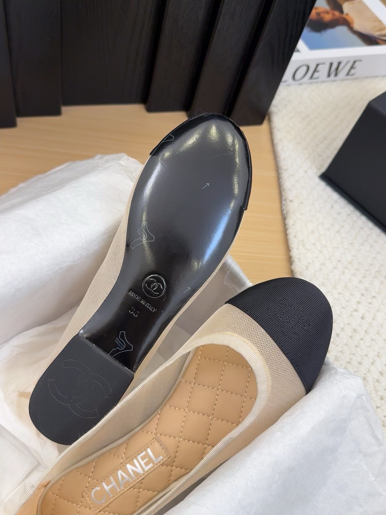 Elegant Chanel 25 Ballet Flats - Authentic Italian Design 9 i1742196774 7355 5