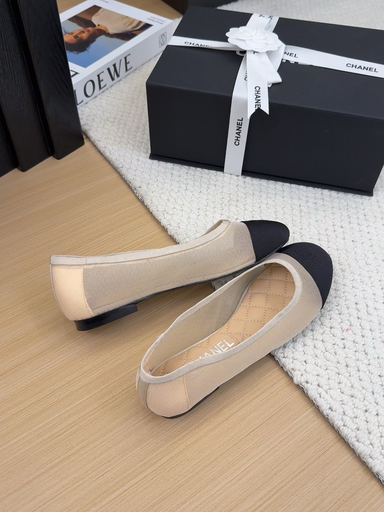 Elegant Chanel 25 Ballet Flats - Authentic Italian Design