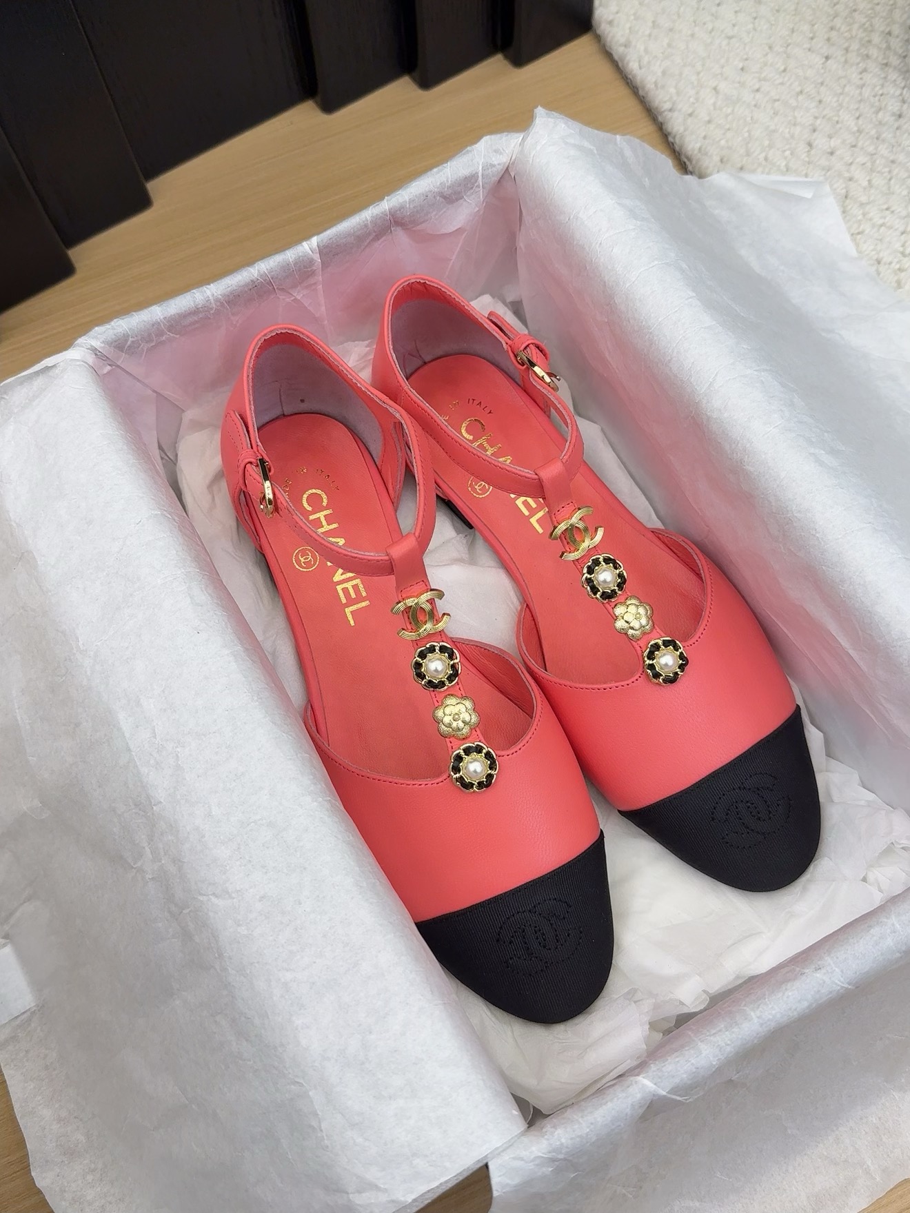 Elegant Ballet Flats - Leather T-Strap Pointed Toe Shoes for Women 8 i1742499162 3523 0