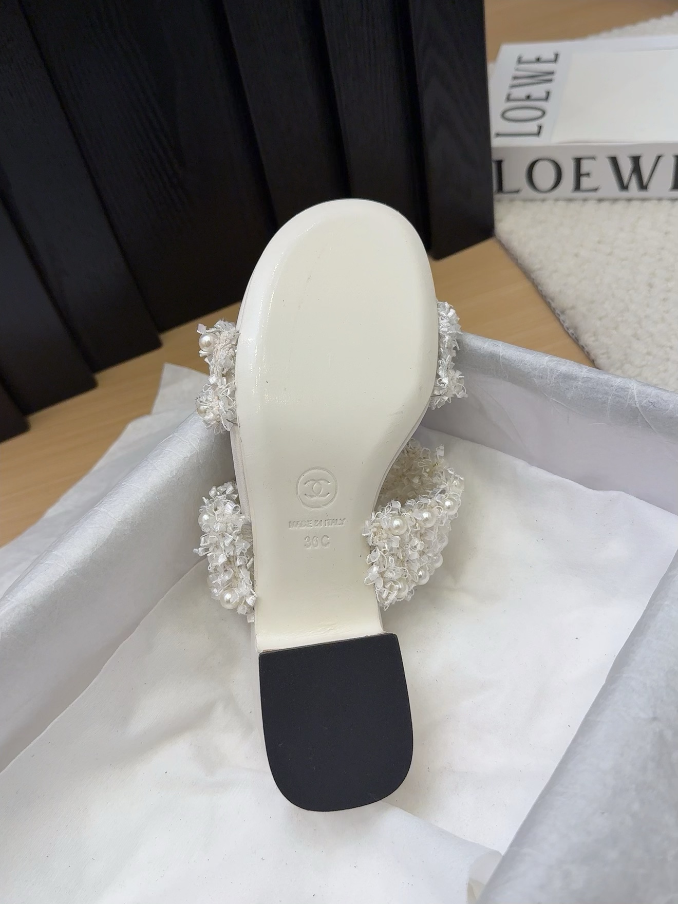 Elegant Women's Block Heel Sandals with Pearl Embellishments and Bow Detail 9 i1742904904 5208 2