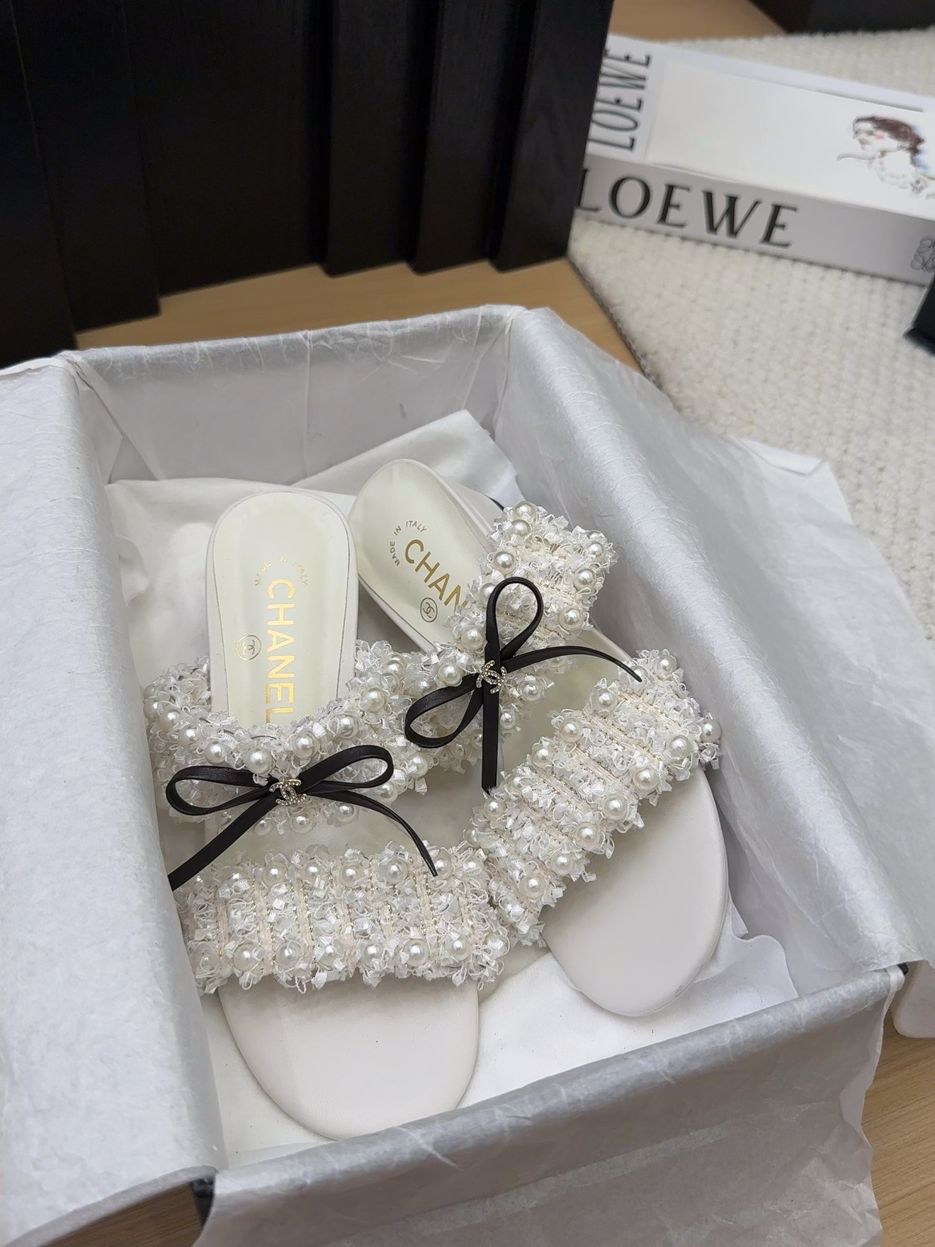 Elegant Women's Block Heel Sandals with Pearl Embellishments and Bow Detail 4 i1742904904 5255 6