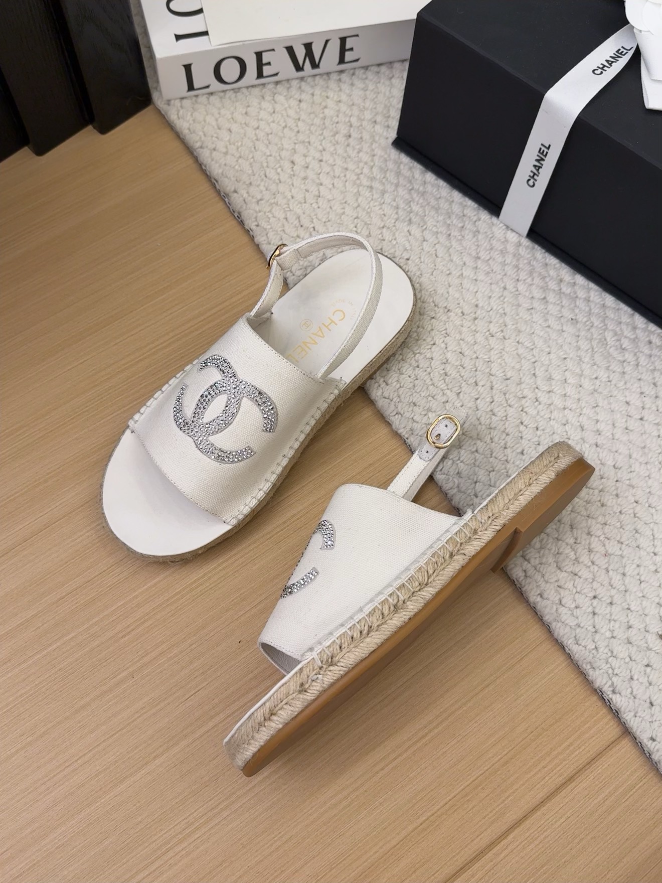 Elegant Espadrille Sandals With Rhinestone Embellished Logo 4 i1743053187 1749 4