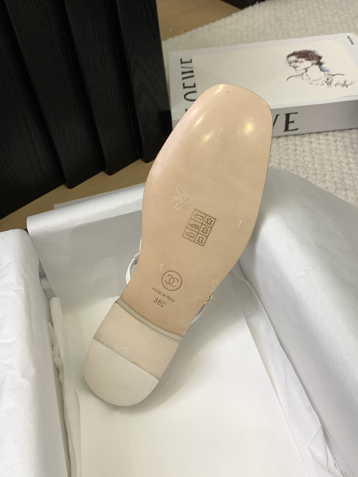 Elegant Chanel White Lace Mules - Authentic Design, Italian Packaging Included 10 i1743170685757 8646 0 8