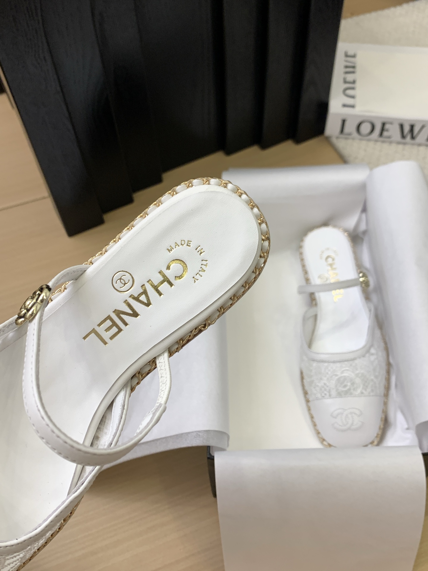 Elegant Chanel White Lace Mules - Authentic Design, Italian Packaging Included 8 i1743170687141 9751 0 6