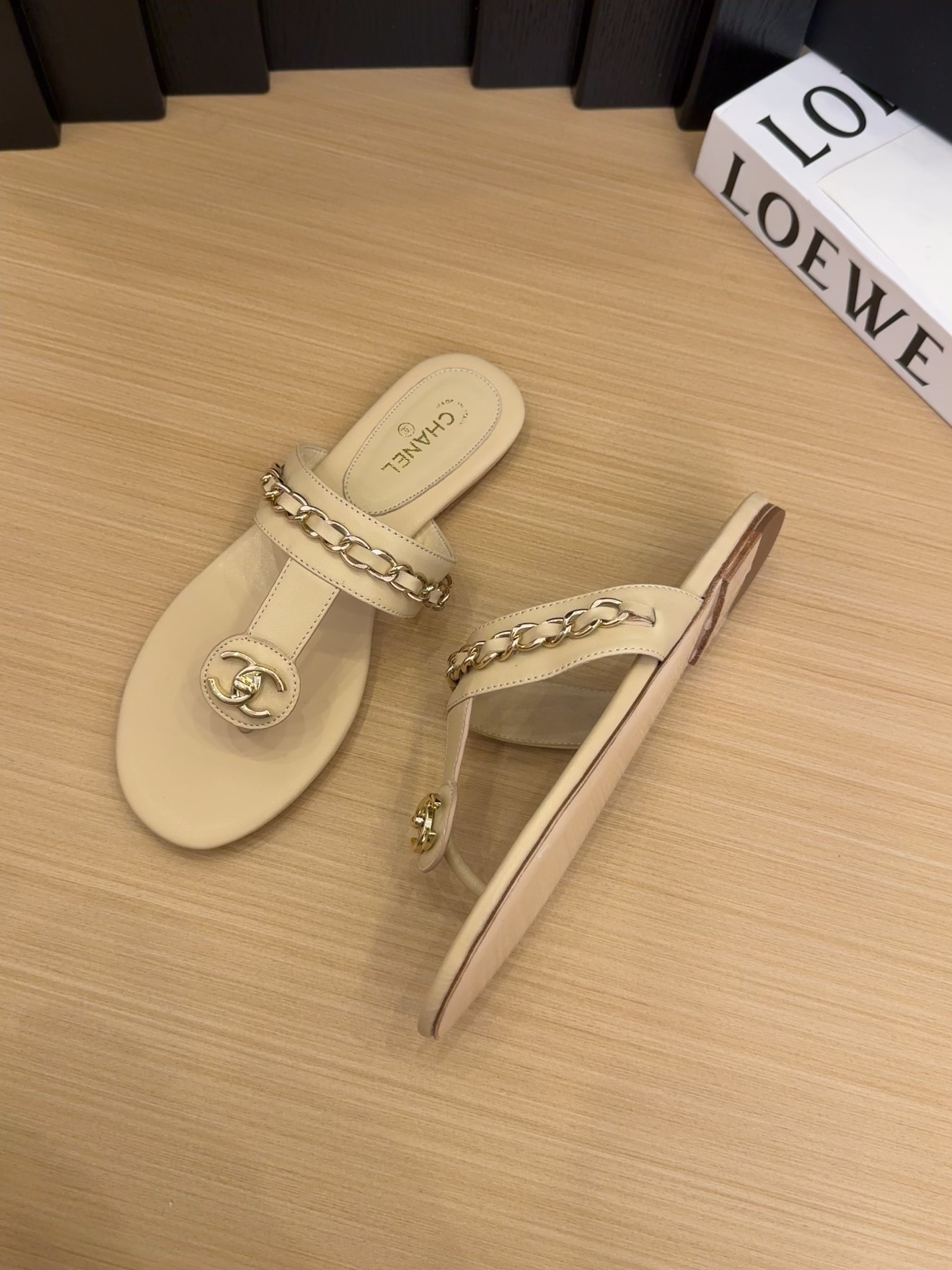 Elegant Chanel Sandals with Chain Detail - Italian Packaging Included 2 i1743510769 9658 7