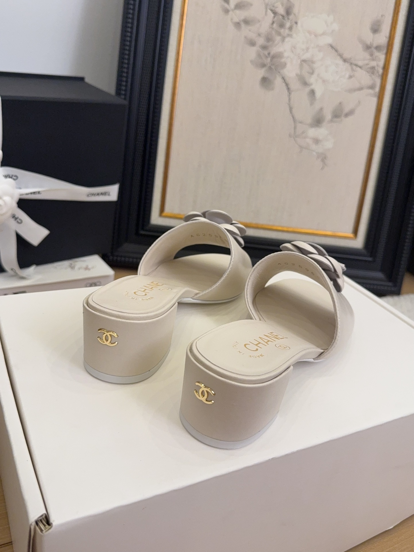 Elegant Women's Sandals with Camellia Flower Design | Comfortable Heel Height 7 i1744199672 3731 3