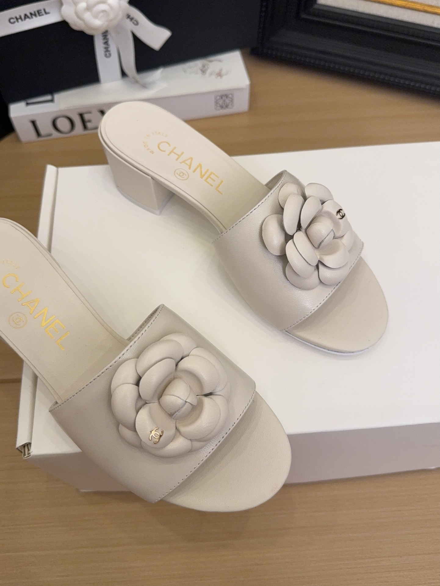 Elegant Women's Sandals with Camellia Flower Design | Comfortable Heel Height 10 i1744199672 7225 5