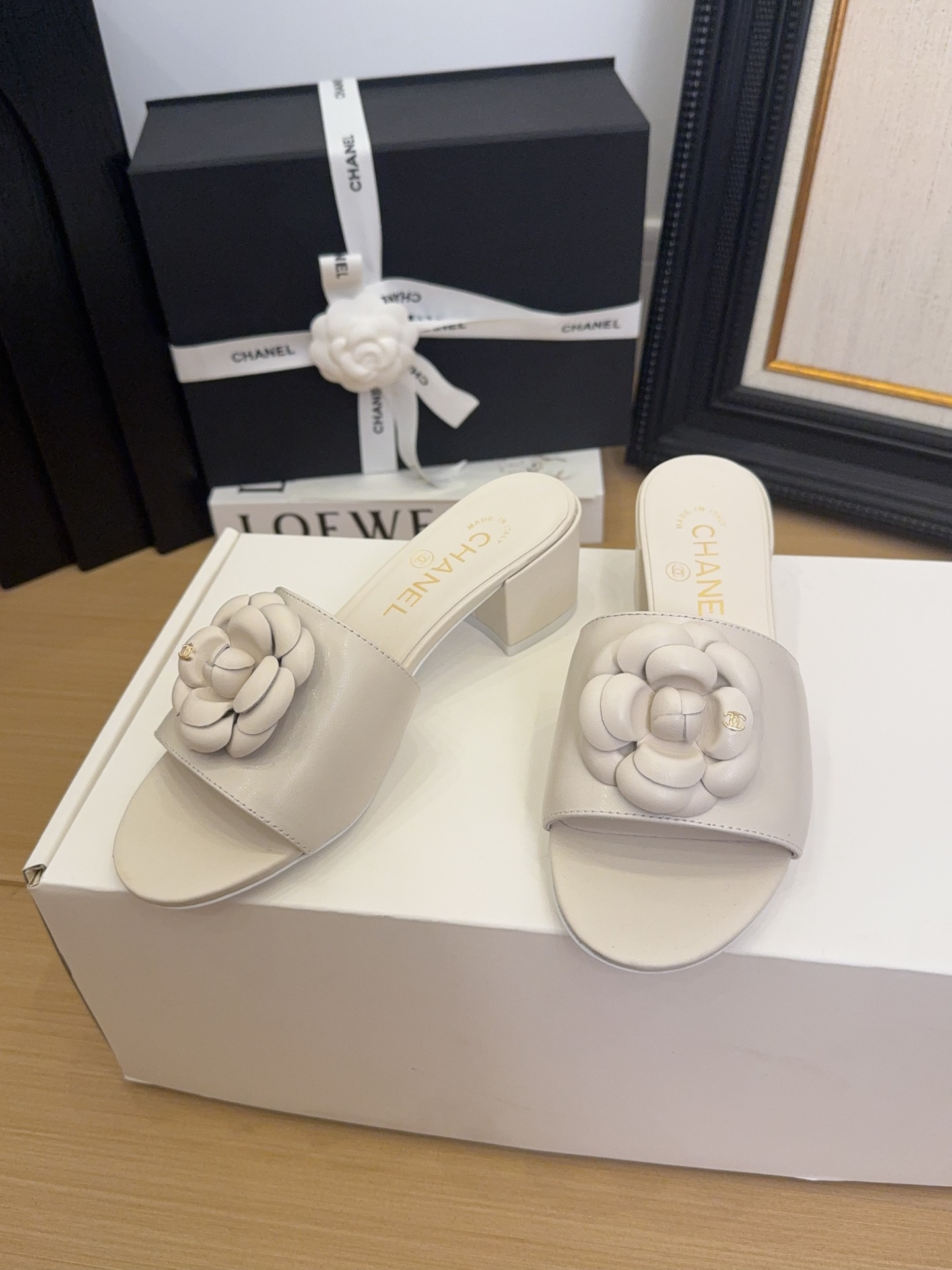 Elegant Women's Sandals with Camellia Flower Design | Comfortable Heel Height 4 i1744199672 7413 1
