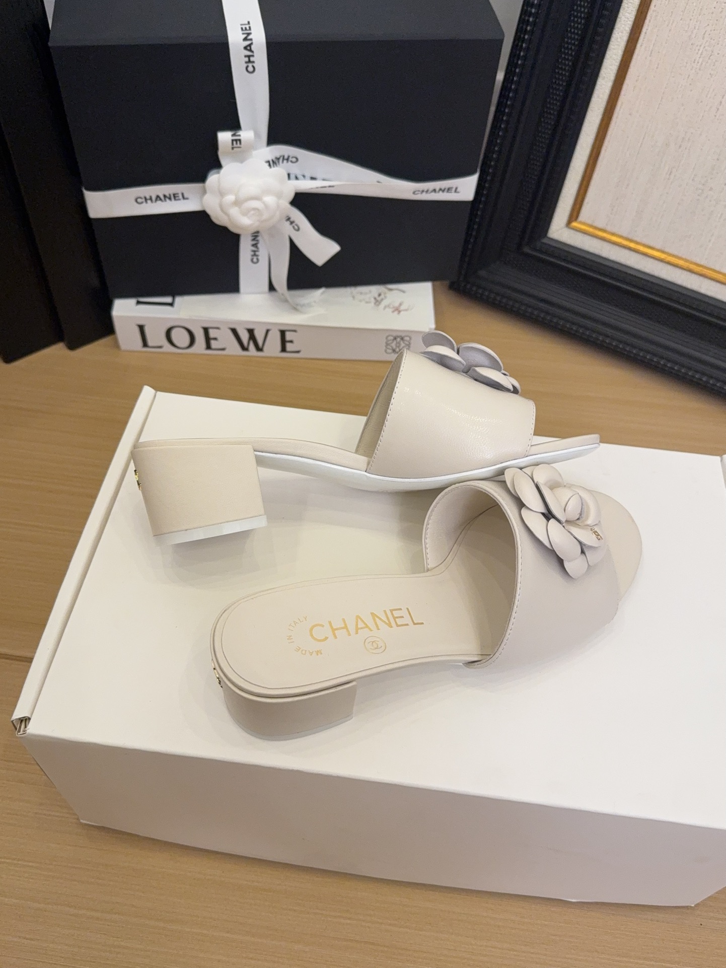 Elegant Women's Sandals with Camellia Flower Design | Comfortable Heel Height 8 i1744199673 4900 7