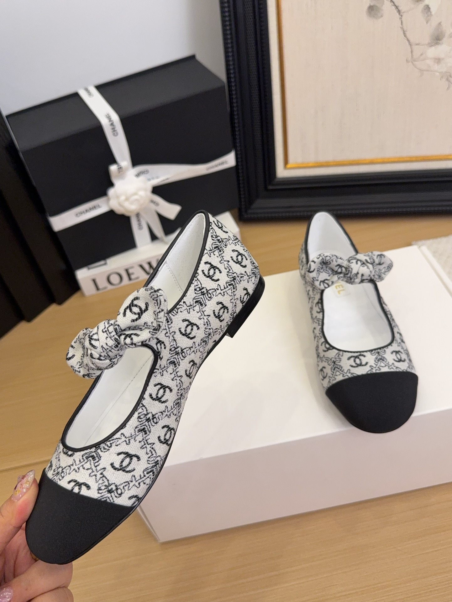 Elegant Women's Chanel Inspired Mary Jane Flats with Bow Detail 6 i1744209961 3683 2