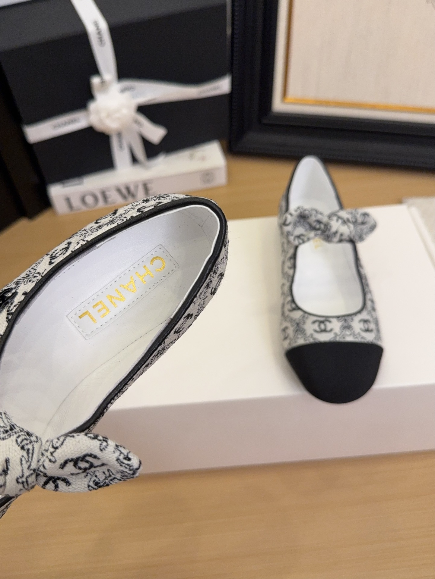 Elegant Women's Chanel Inspired Mary Jane Flats with Bow Detail 5 i1744209961 8491 7