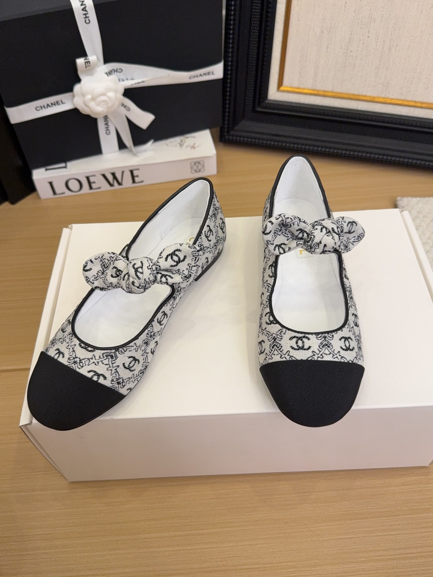 Elegant Women's Chanel Inspired Mary Jane Flats with Bow Detail 4 i1744209961 8887 8