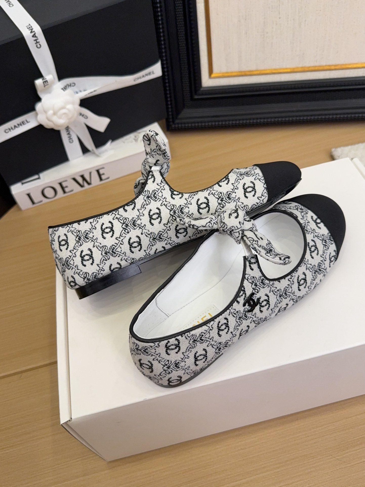 Elegant Women's Chanel Inspired Mary Jane Flats with Bow Detail 9 i1744209961 9102 1