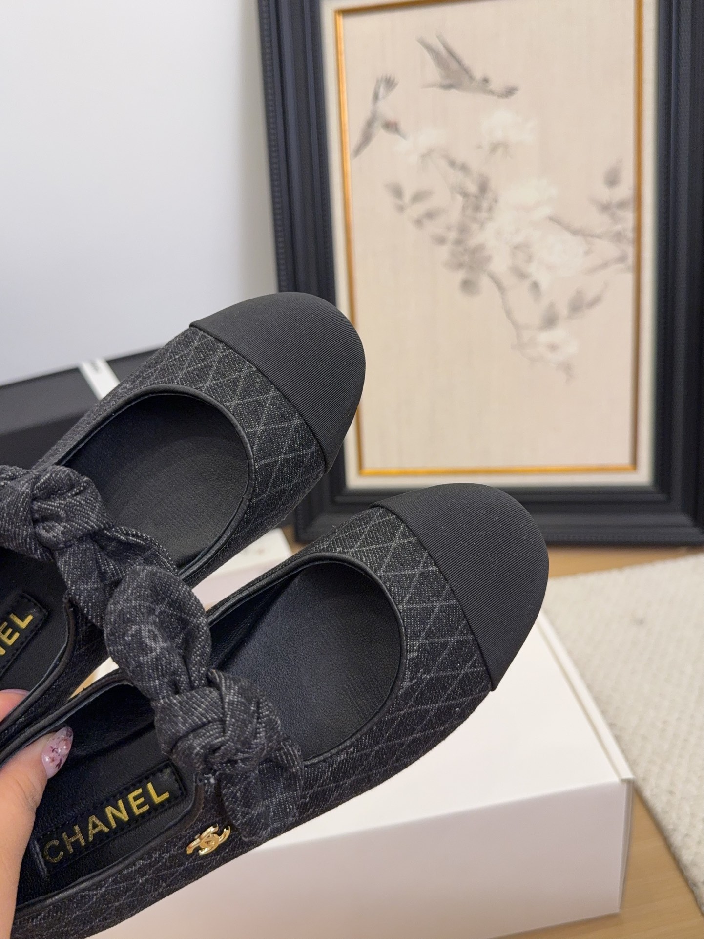 Elegant Women's Ankle Strap Pointed-Toe Bowknot Ballet Flats 5 i1744210037 1884 0