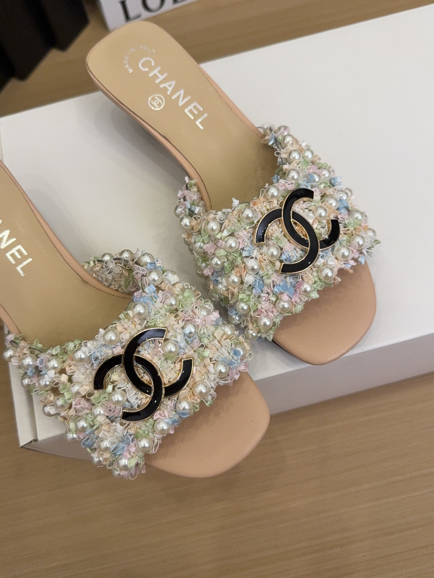 Elegant CC Embellished Heeled Sandals - Italian Craftsmanship Included 7 i1744695916 1584 0