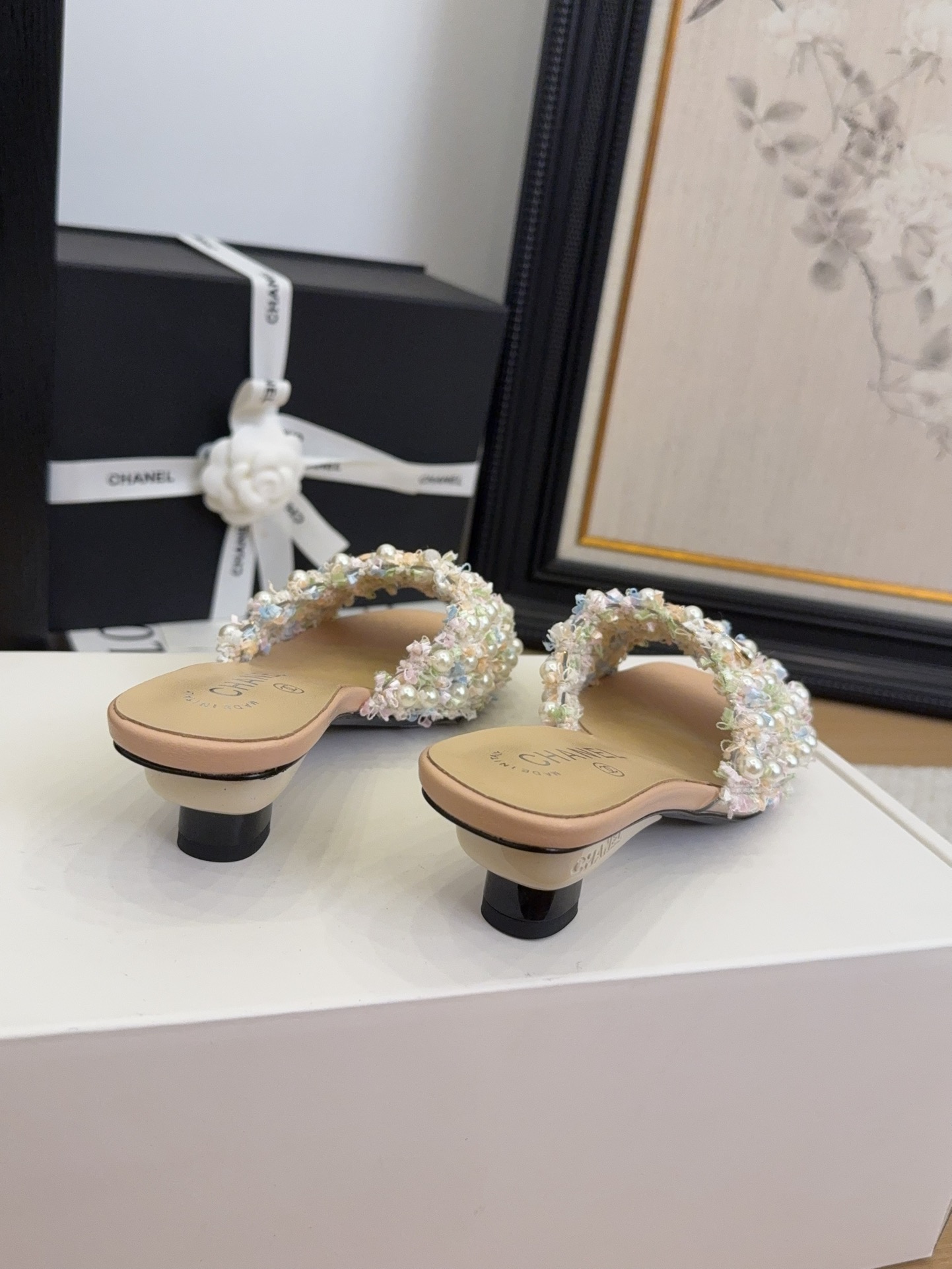 Elegant CC Embellished Heeled Sandals - Italian Craftsmanship Included 8 i1744695916 2704 8