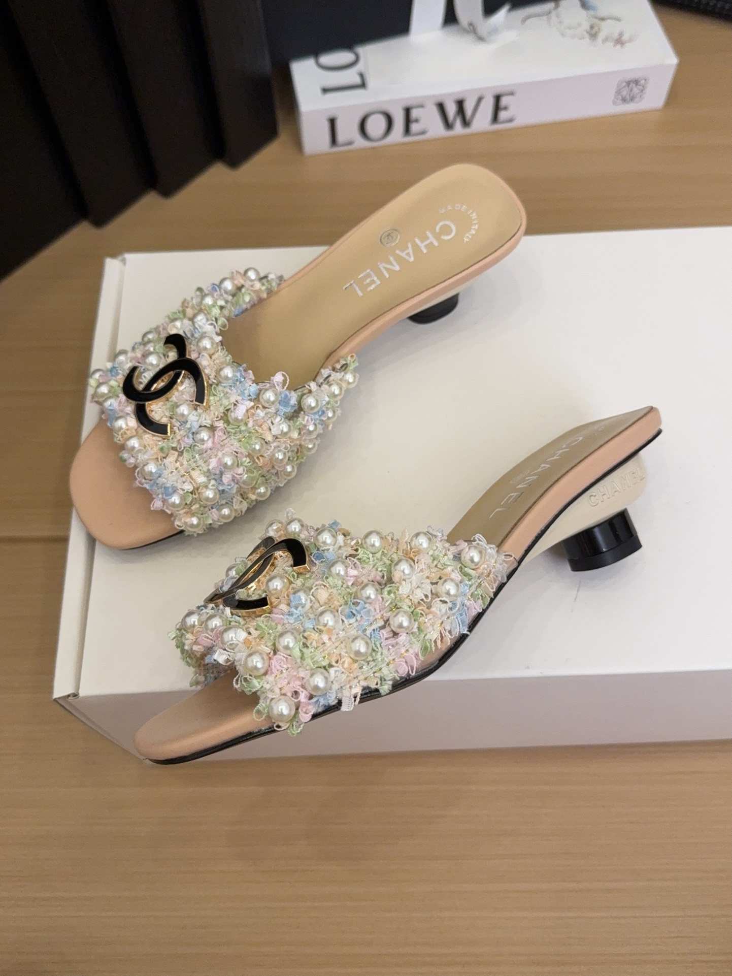 Elegant CC Embellished Heeled Sandals - Italian Craftsmanship Included 2 i1744695916 3673 4
