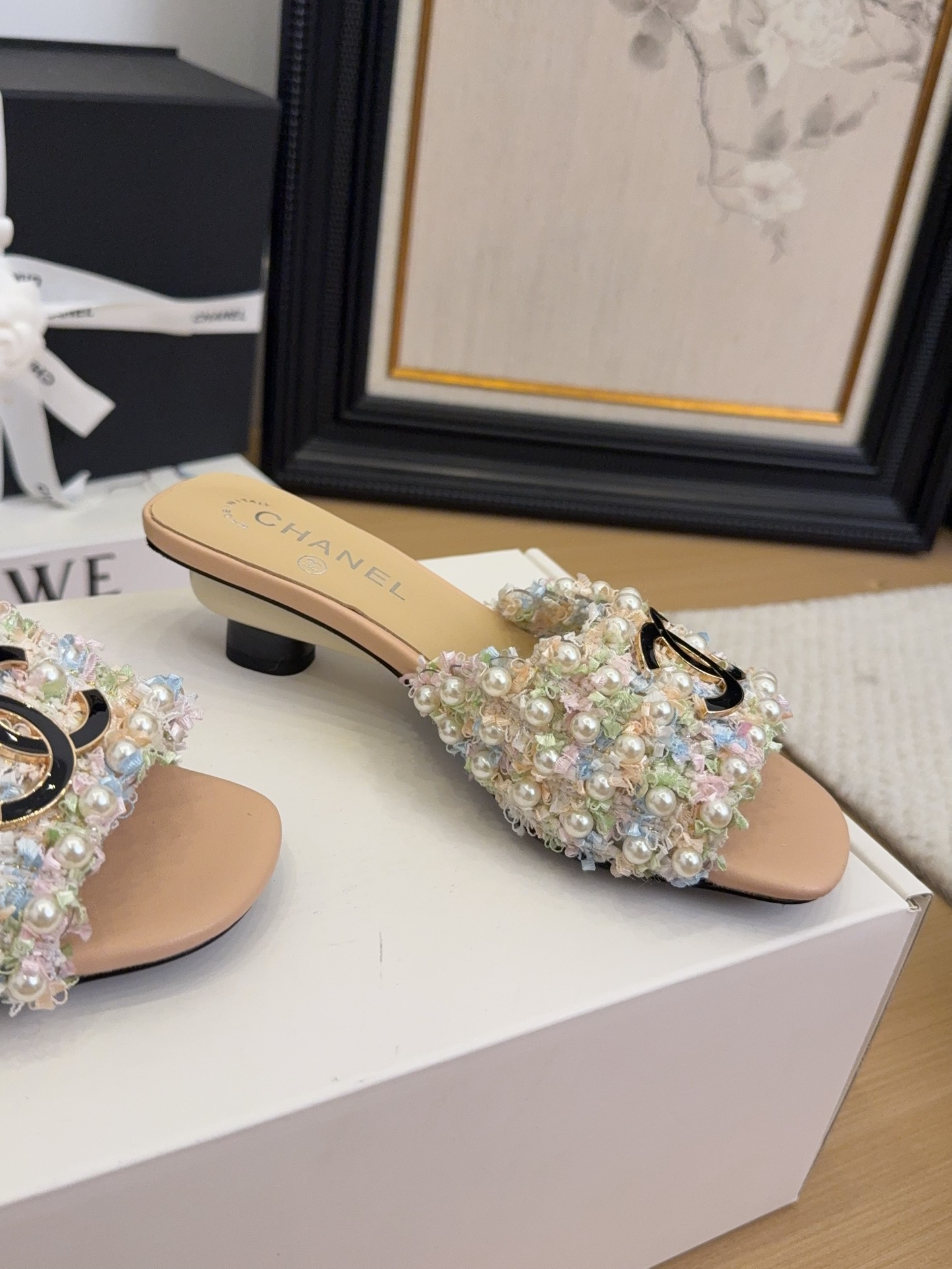 Elegant CC Embellished Heeled Sandals - Italian Craftsmanship Included 9 i1744695916 5326 2