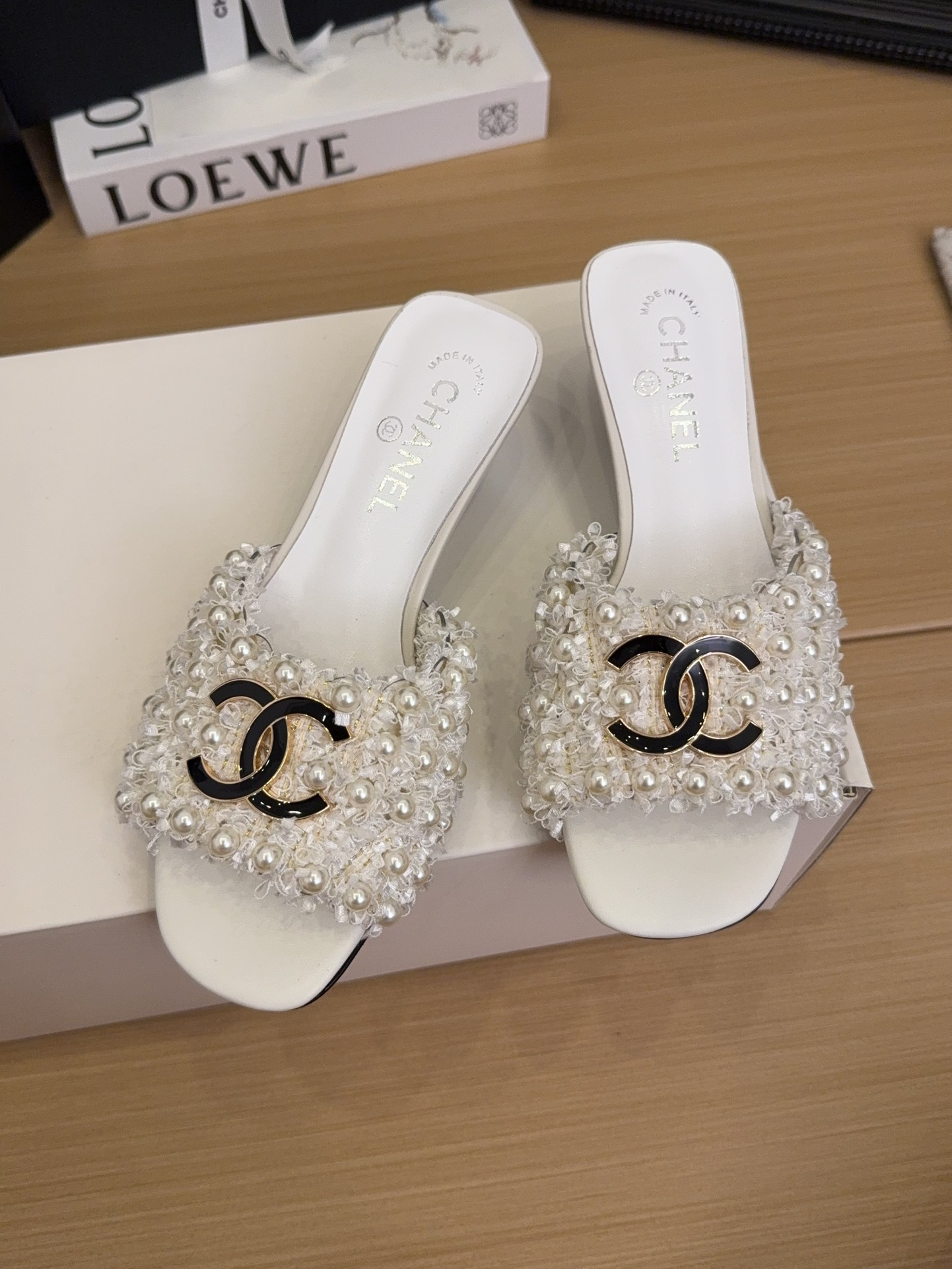 Elegant Pearl Embellished Mules - Comfortable Heel Height, Sizes 35-39 7 i1744709383 1322 6