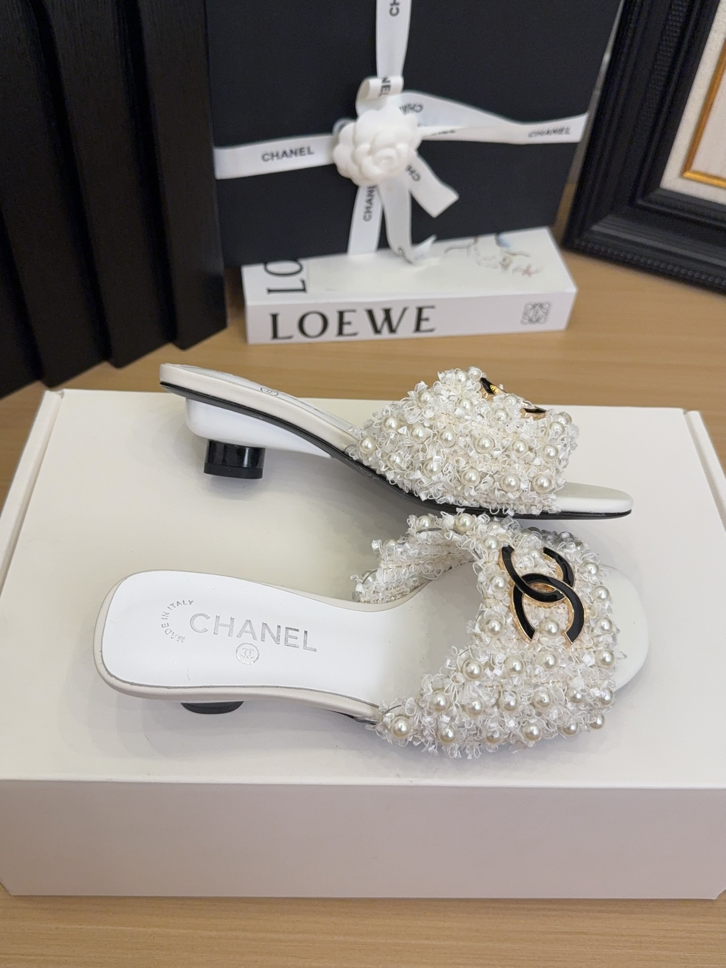 Elegant Pearl Embellished Mules - Comfortable Heel Height, Sizes 35-39 9 i1744709383 2791 4