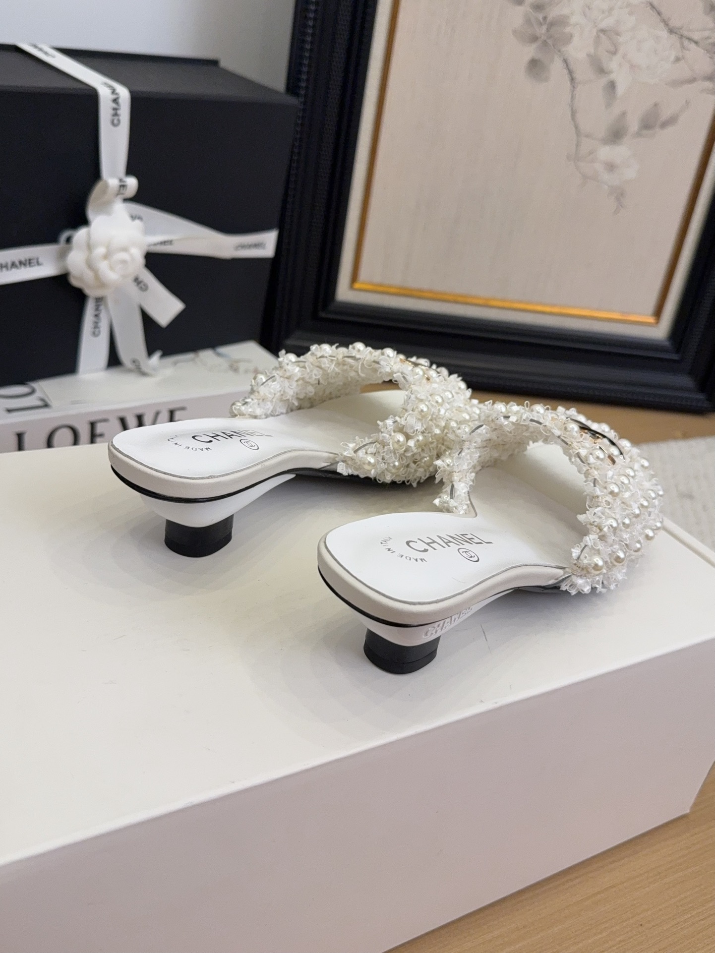 Elegant Pearl Embellished Mules - Comfortable Heel Height, Sizes 35-39 8 i1744709383 4413 0