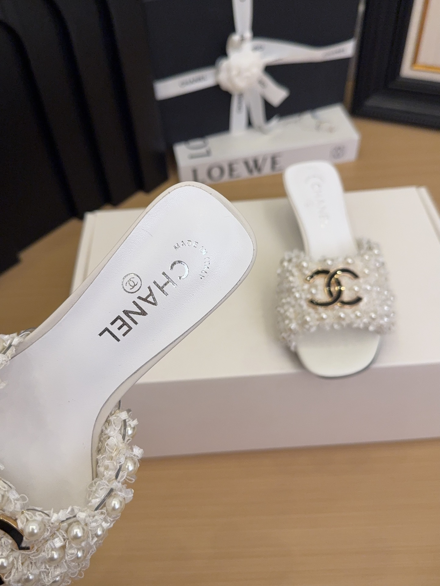 Elegant Pearl Embellished Mules - Comfortable Heel Height, Sizes 35-39 4 i1744709383 8533 3