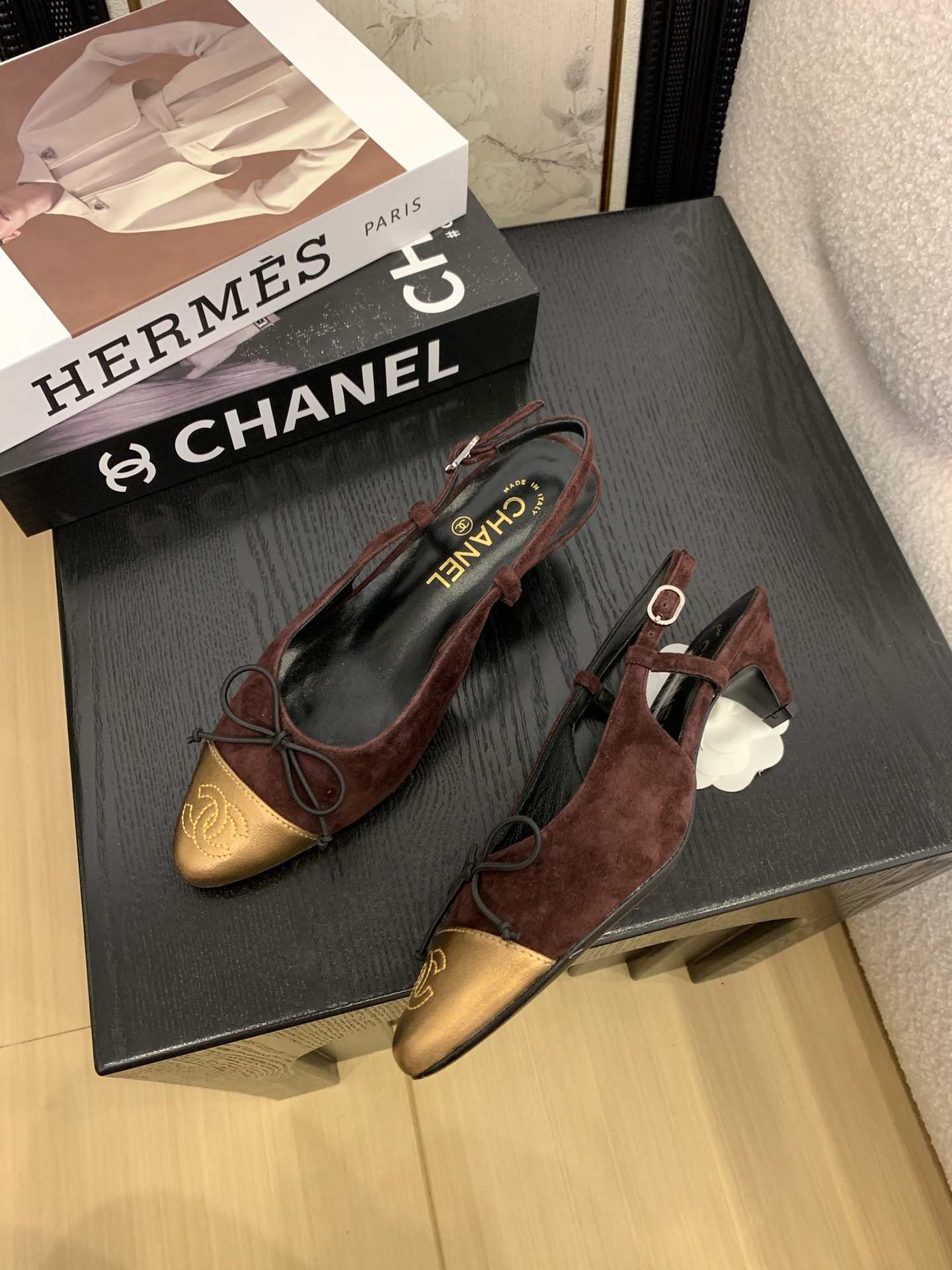 Elegant Slingback Heels - Pointed Toe with Bow Detail, Perfect for Women 1 Elegant Slingback Heels - Pointed Toe with Bow Detail, Perfect for Women