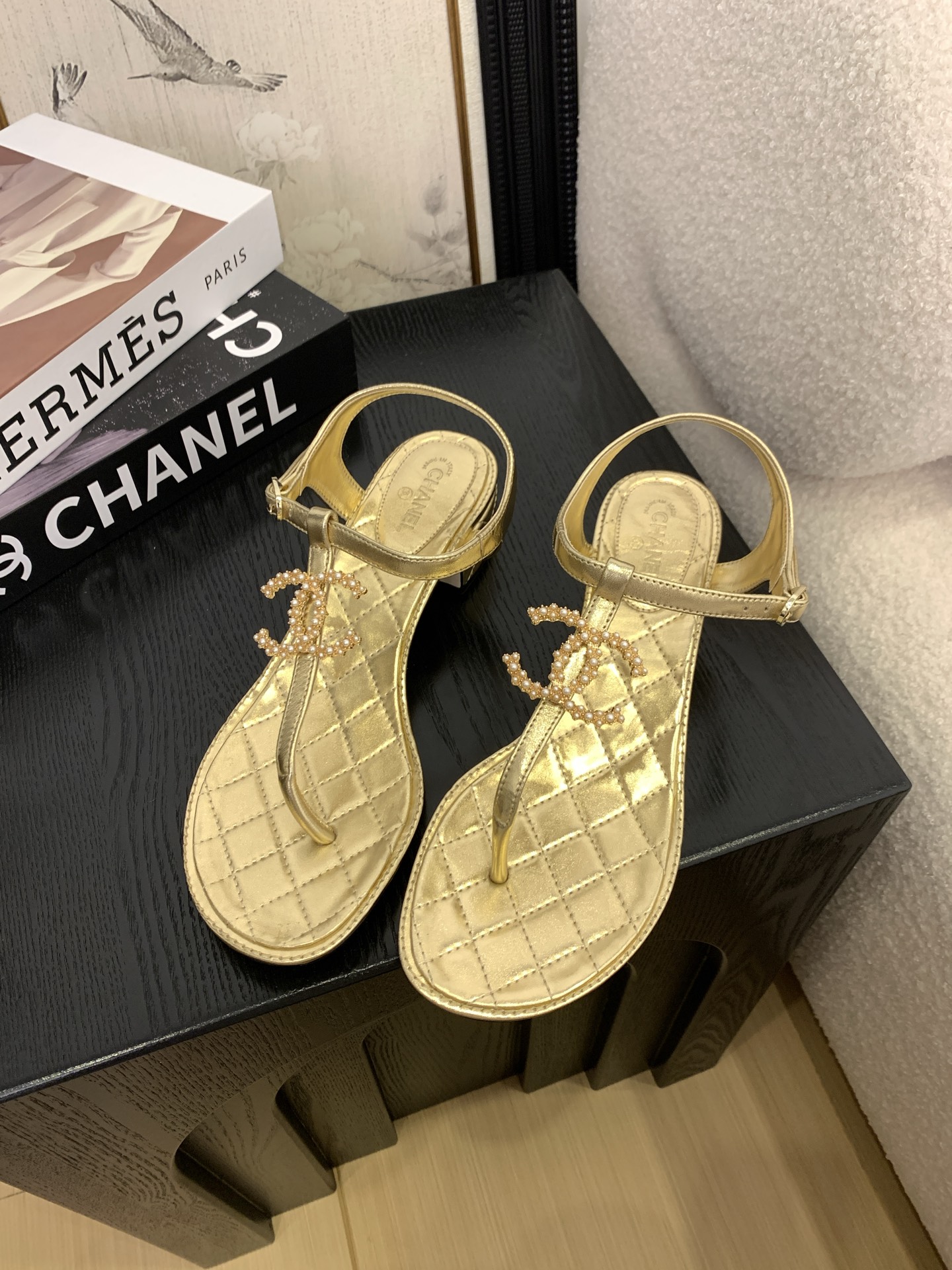 Chanel Pearl Embellished Thong Sandals - Classic Style, Ultimate Comfort 4 i1745405063063 297 0 1