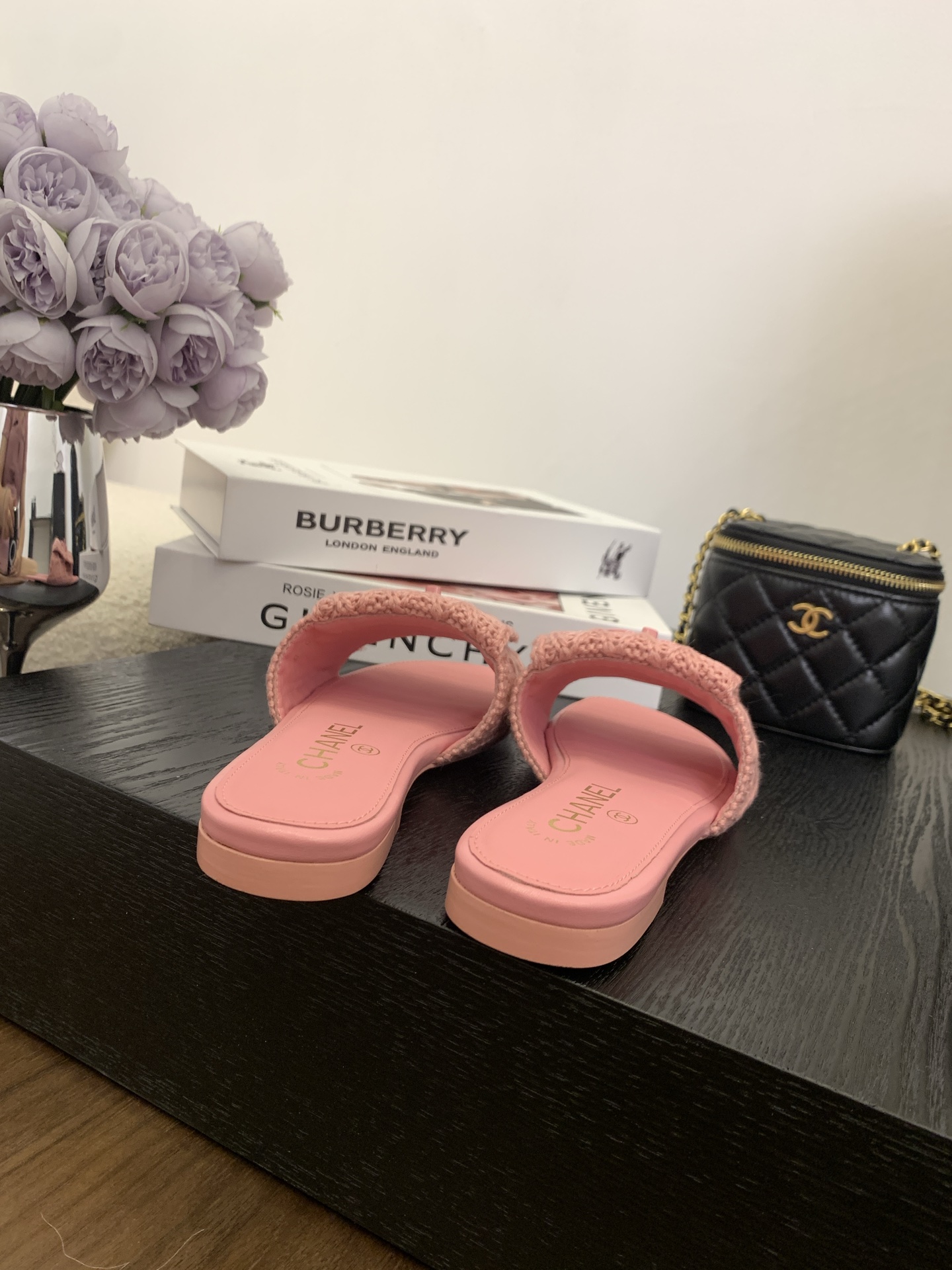 Elegant Pink Chanel Women's Slides Sandals with CC Logo, Sizes 35-39 7 i1745555499839 7575 0 5
