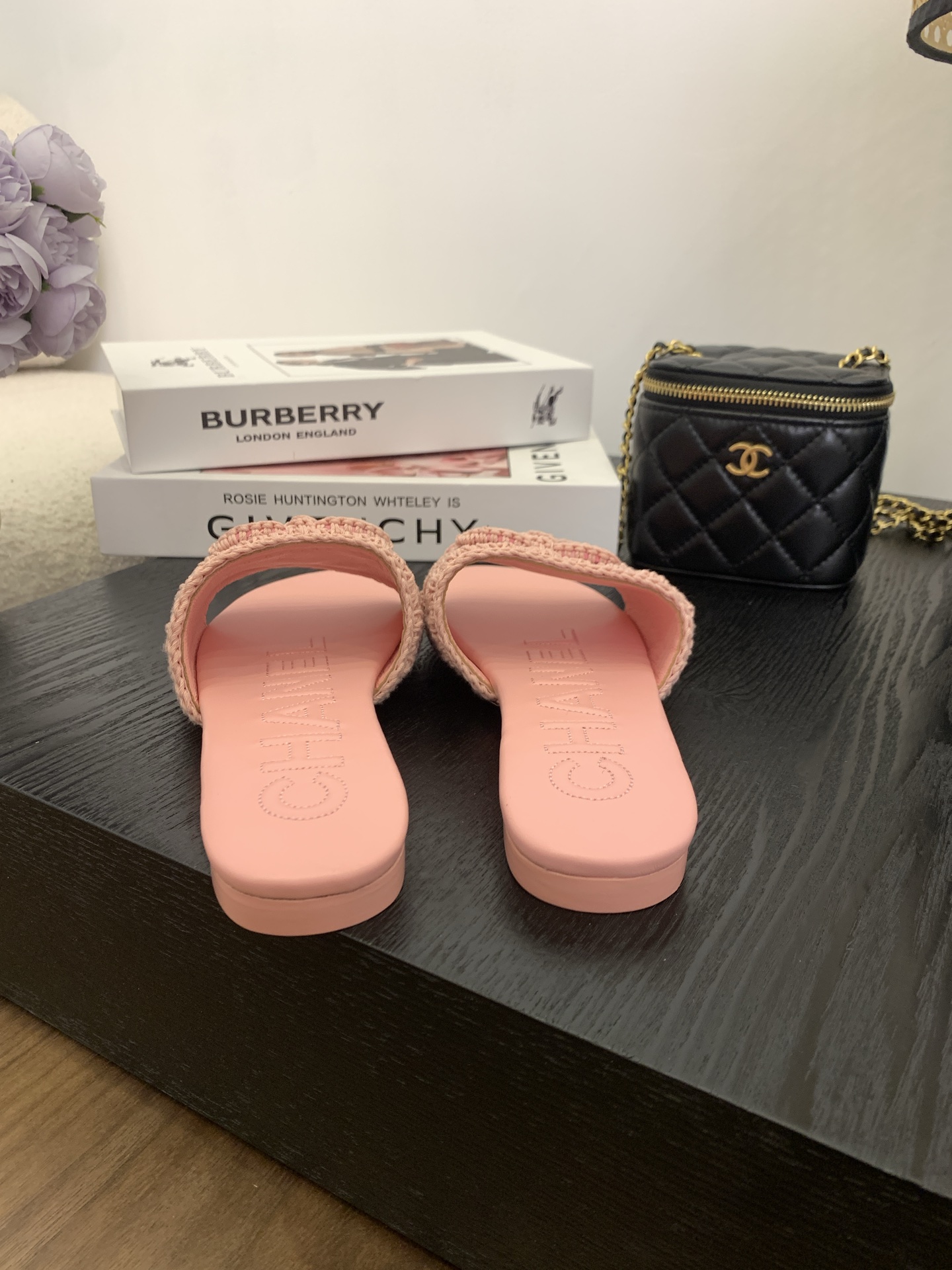 Chanel Women's Pink Crochet CC Logo Slide Sandals, Italian Packaging Included 7 i1745562912237 6366 0 5